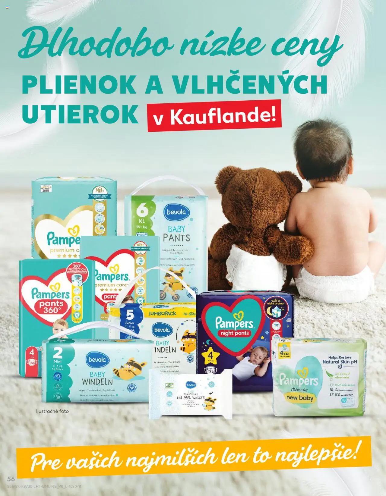 Kaufland Žilina │ platný od 24.07.2025 | Strana: 56 | Produkty: Pampers Premium Care, Pampers