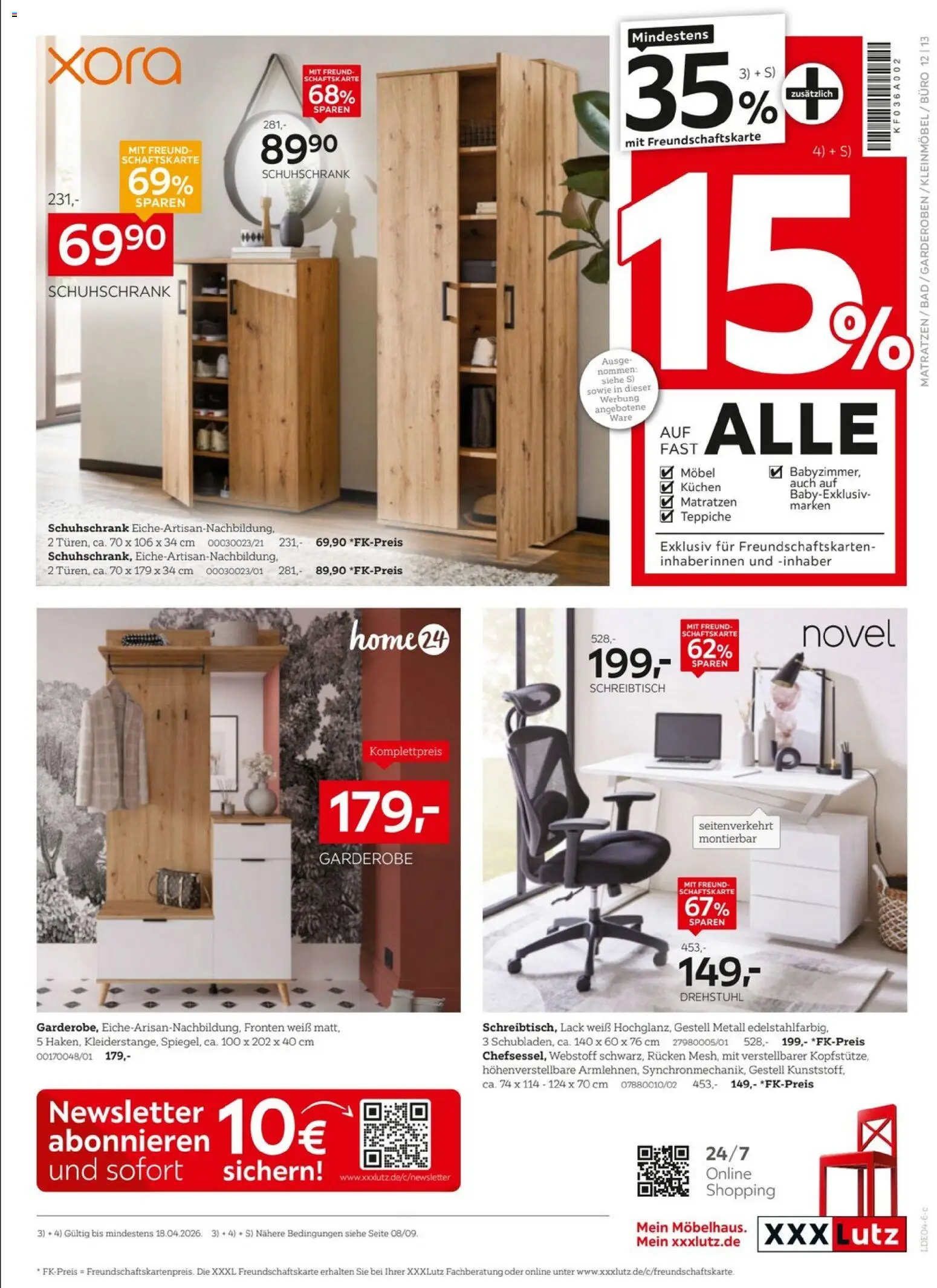 XXXLutz Nr. 1 beim Preis – gültig ab 04.04.2026 | Seite: 13 | Produkte: Bad, Kuchen