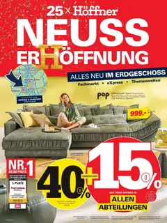 Höffner Möbelangebote gültig ab dem 26.08.2025