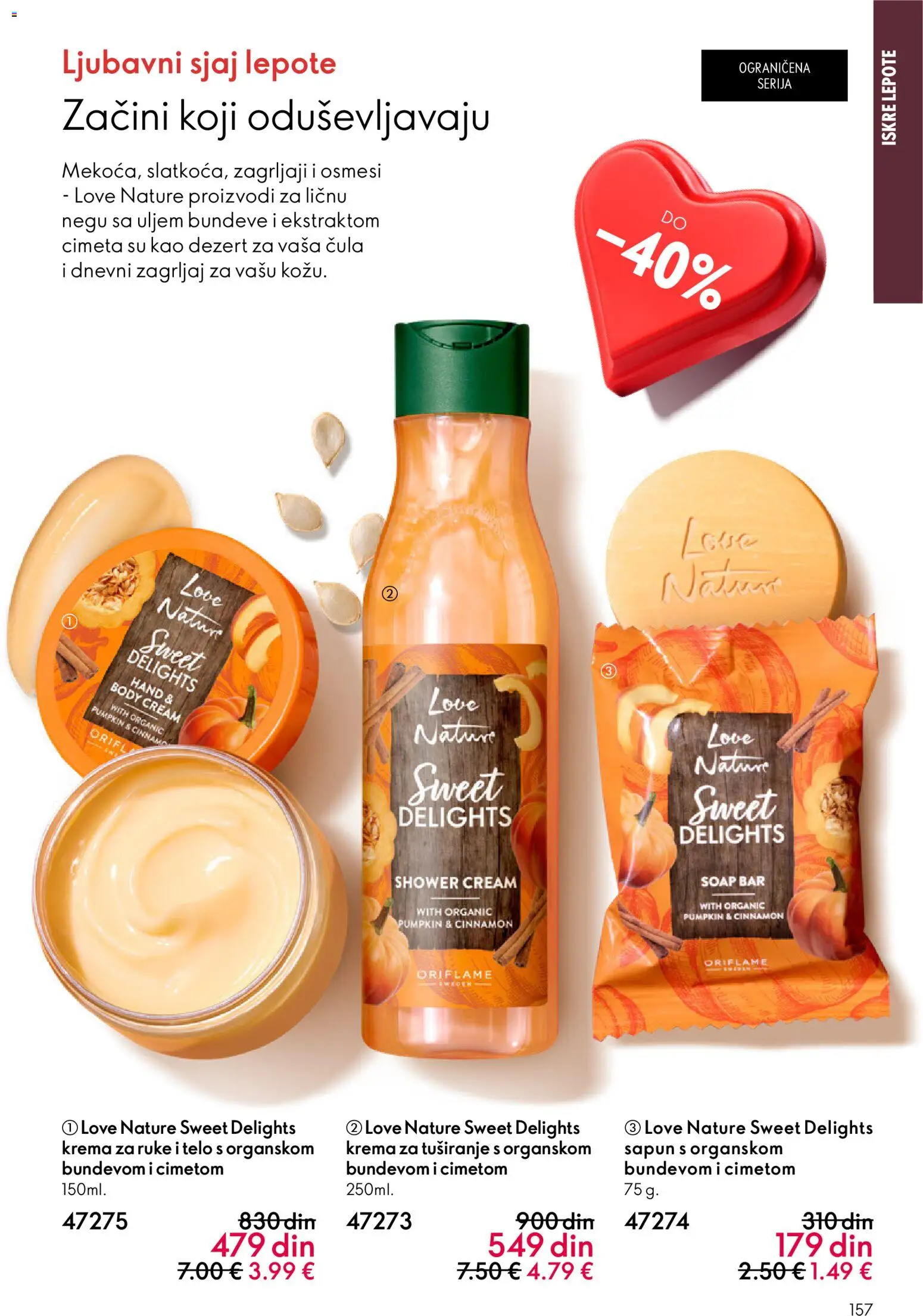 Oriflame katalog - važi od 28.01.2026 | Strana: 157 | Proizvode: Krema, Krema za ruke, Sapun