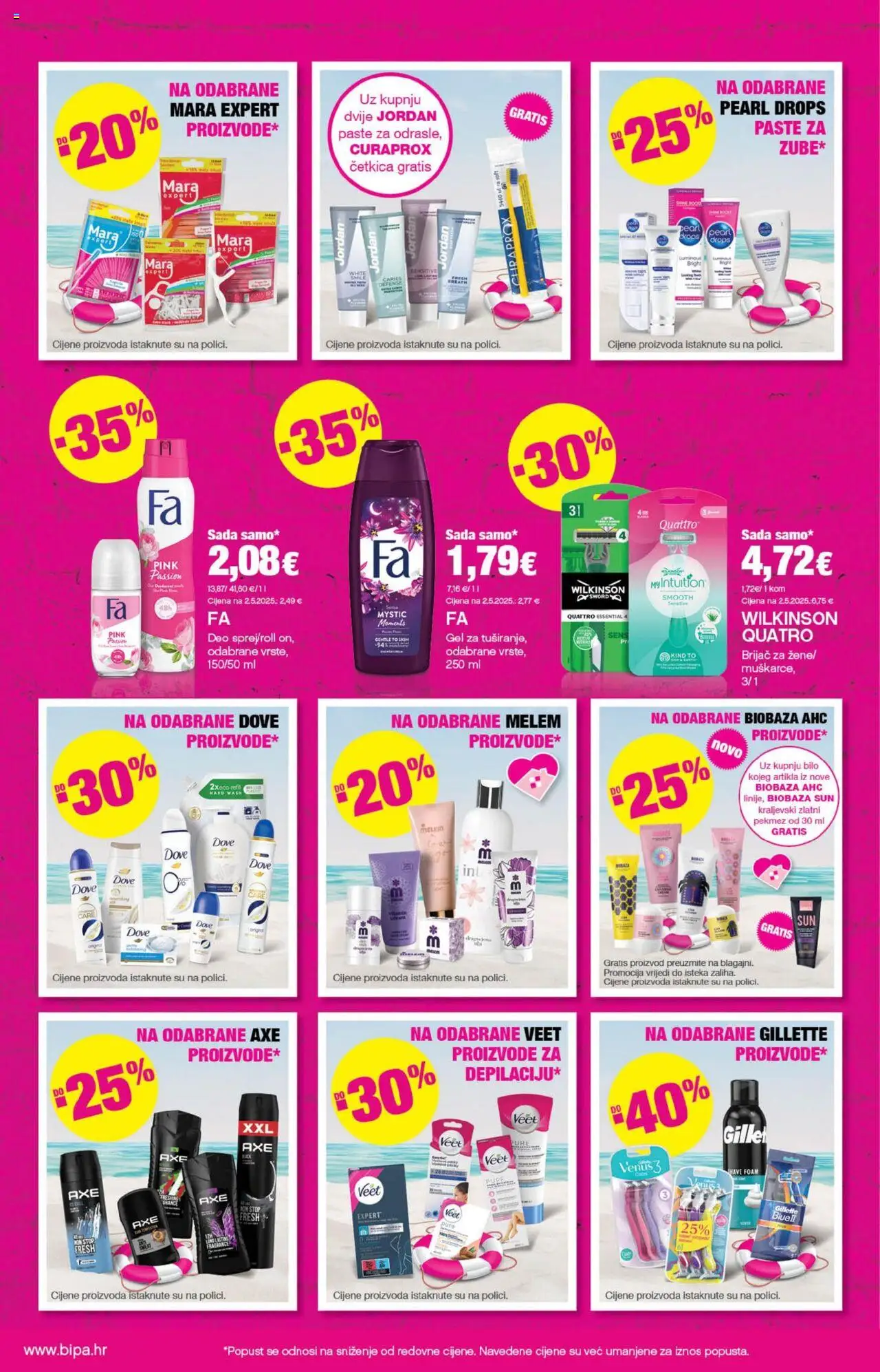 Bipa katalog | vrijedi od 07.08.2025 | Stranica: 4 | Proizvodi: Brijač, Melem, Dove, Axe