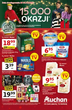 Pogląd oferty "Auchan Gazetka - Święta jak babcię kocham Hipermarket" - ważna od 18.12.2025