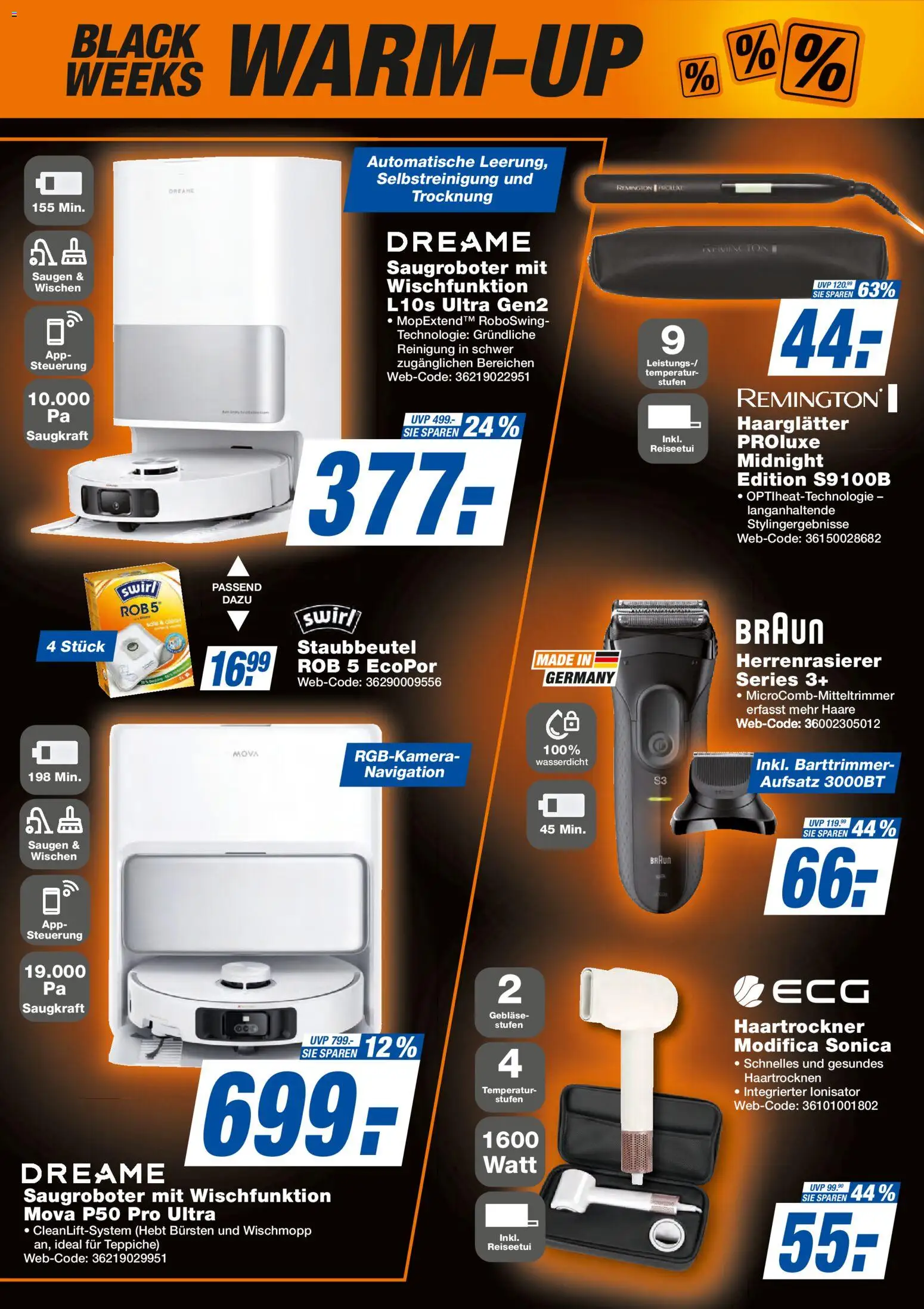 Expert - Black Friday – gültig ab 31.10.2025 | Seite: 2 | Produkte: Haartrockner, Haarglätter, Navigation