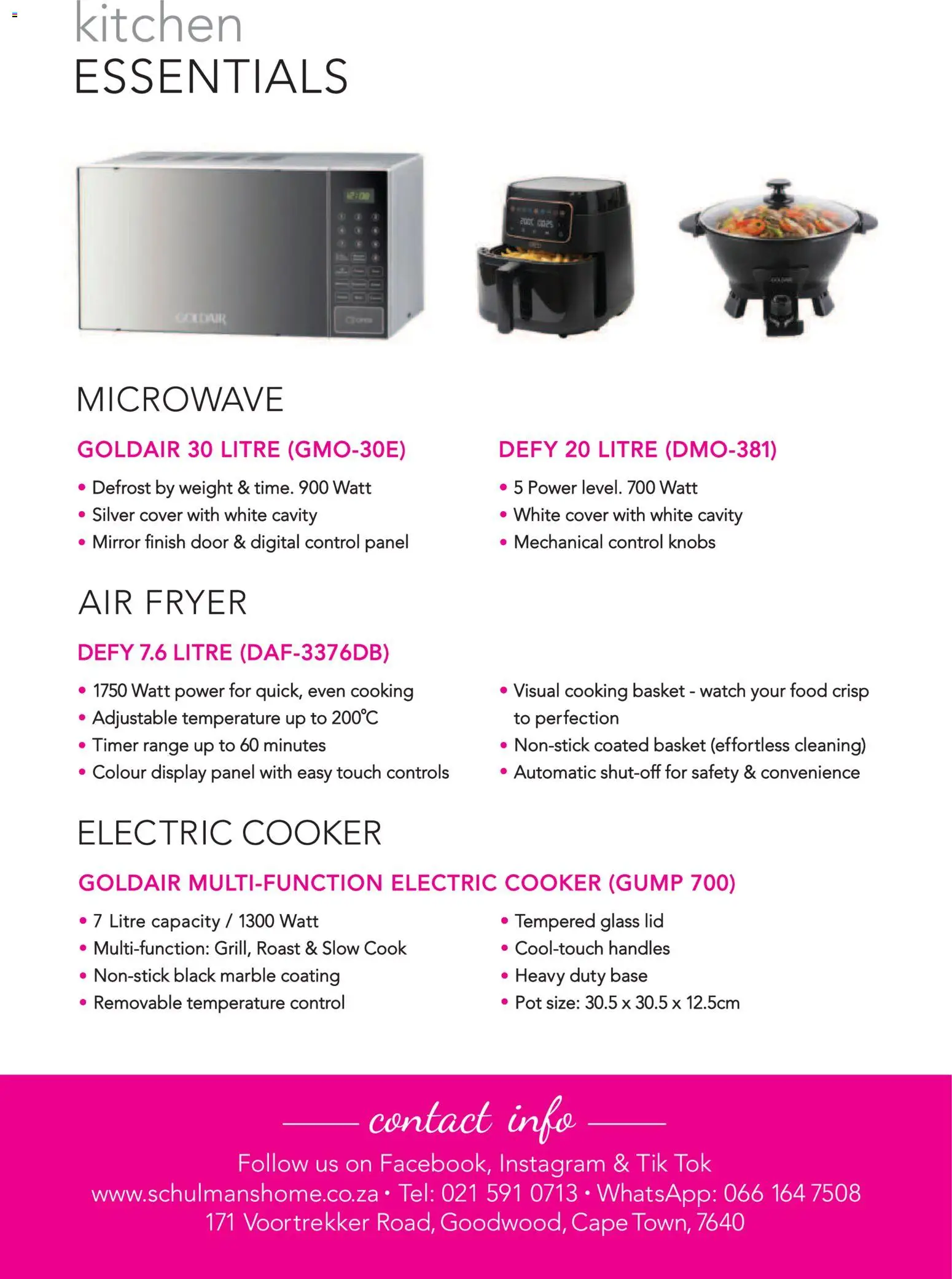 New Schulman's Home catalogue – valid from 17.11.2025 | Page: 24 | Products: Watch, Fryer, Mirror, Air fryer