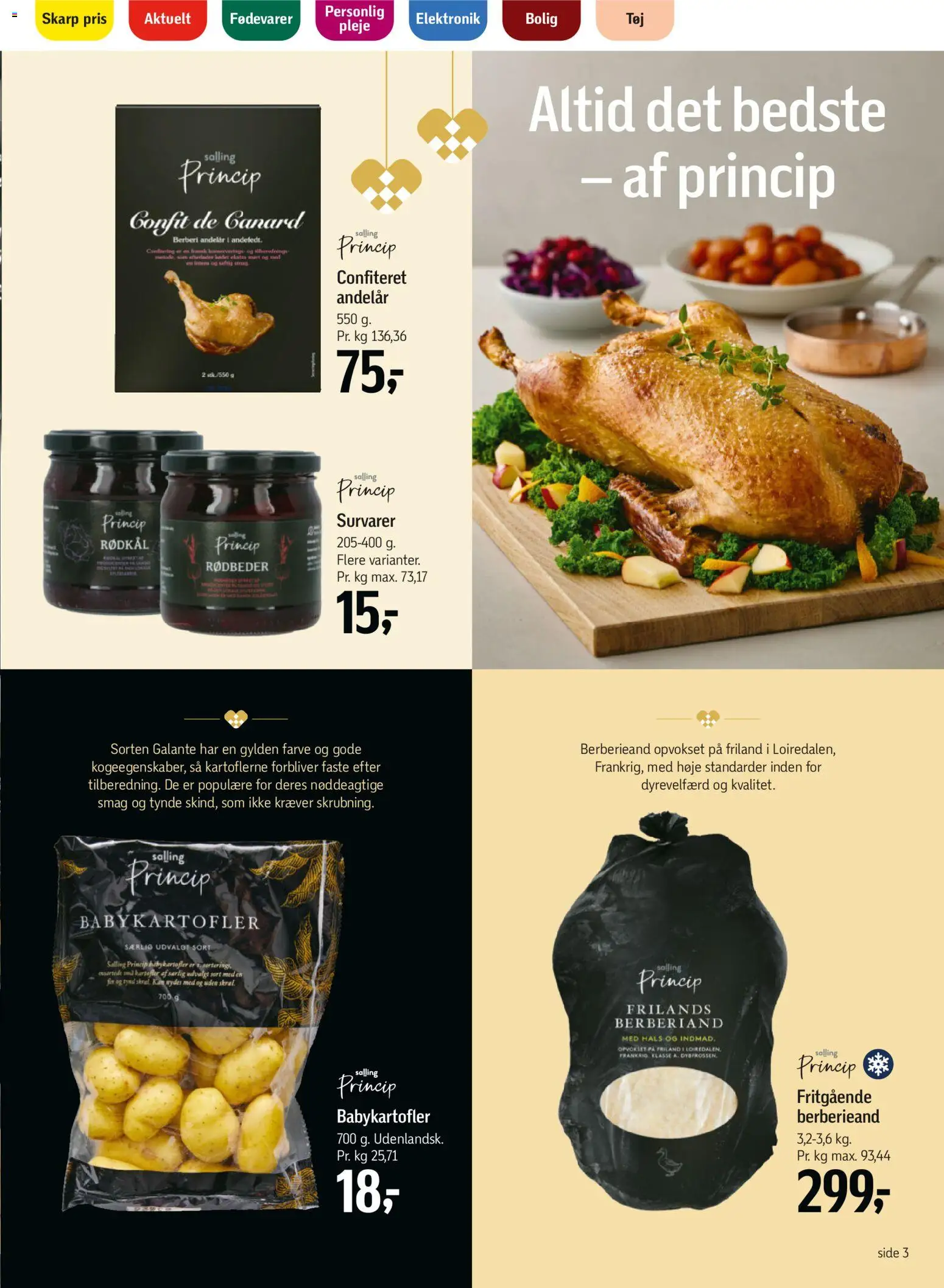 Føtex tilbudsavis – gyldig fra 14.11.2025 | Side: 3 | Produkter: Rødbeder, Kartofler, Rødkål, Søm