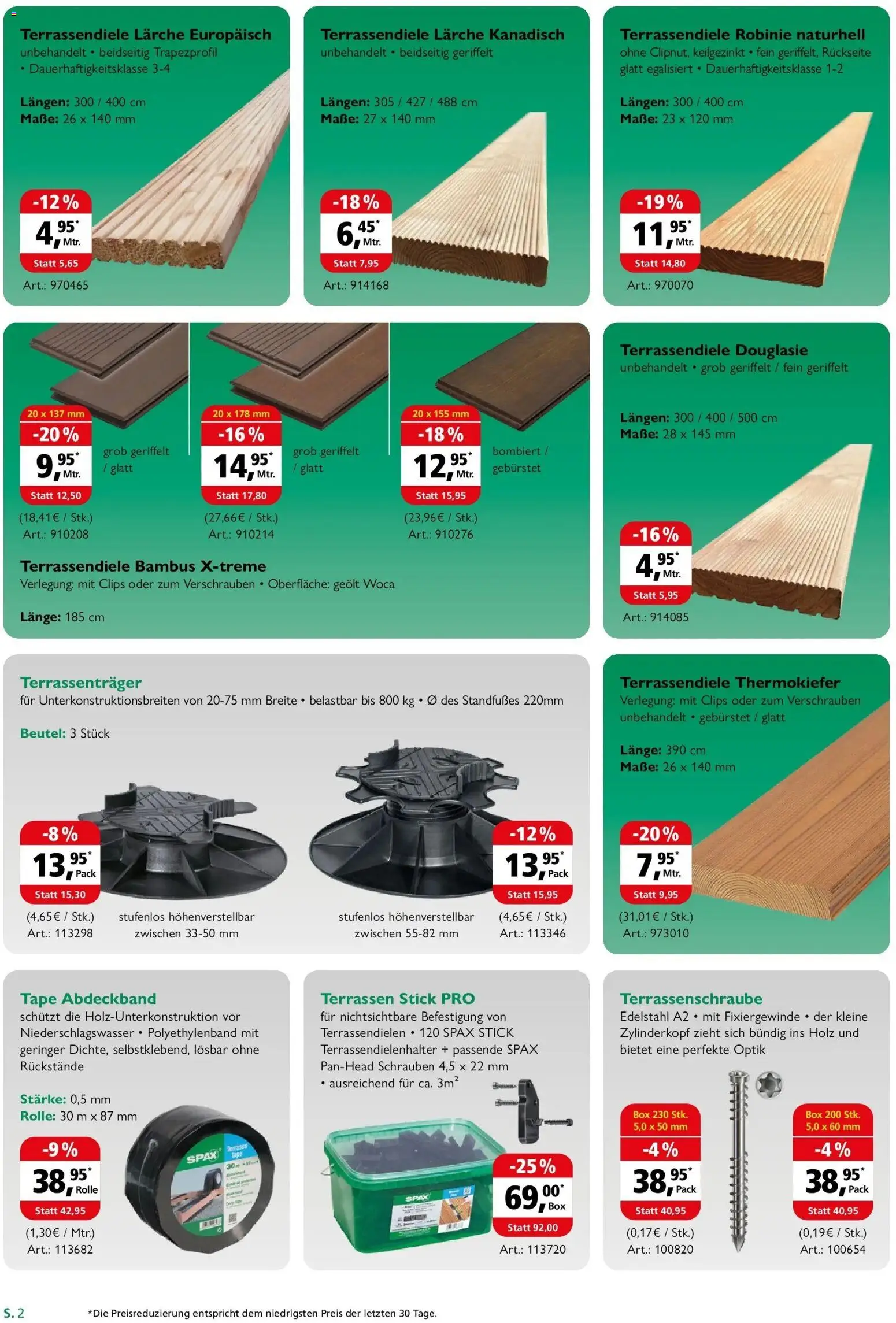 Angebote - Holz Possling: Preisaktion Angebote – gültig ab 19.04.2026 | Seite: 2 | Produkte: Box