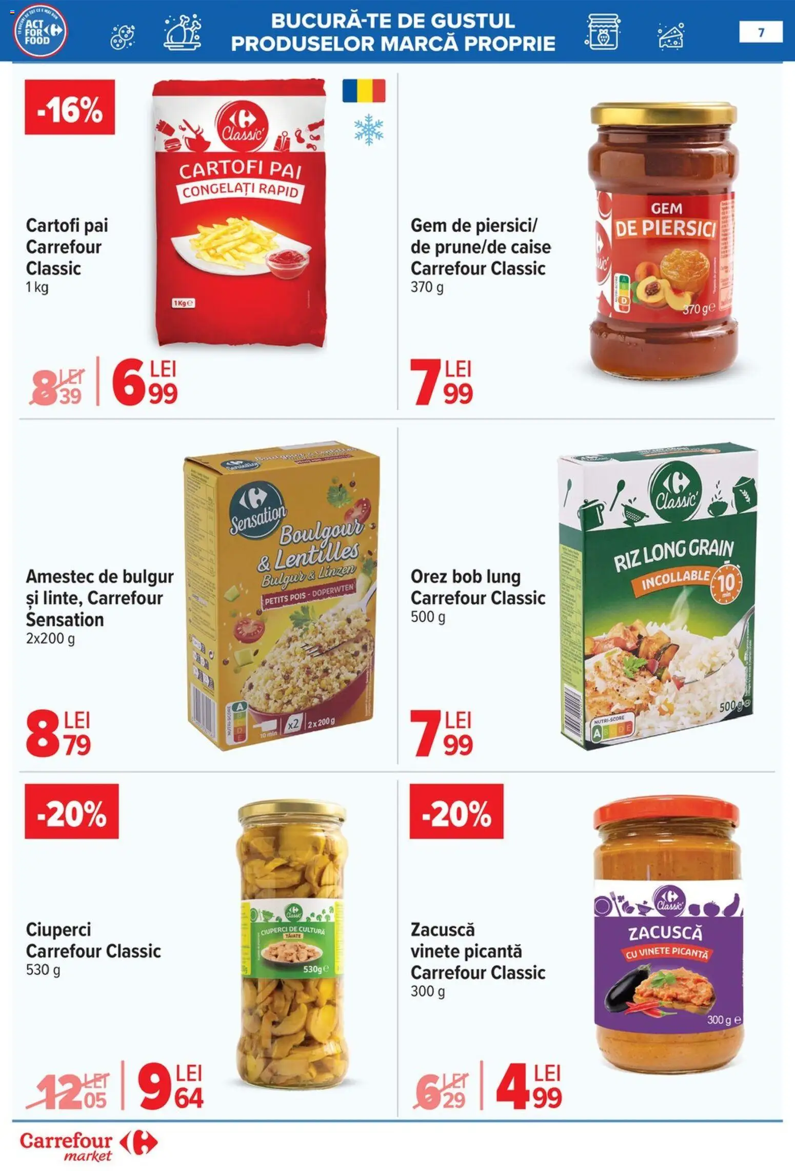 Noul catalog Carrefour – valabil de la 25.02.2026 | Pagină: 10 | Produse: Cașcaval, Salam, Banane, Căpșuni