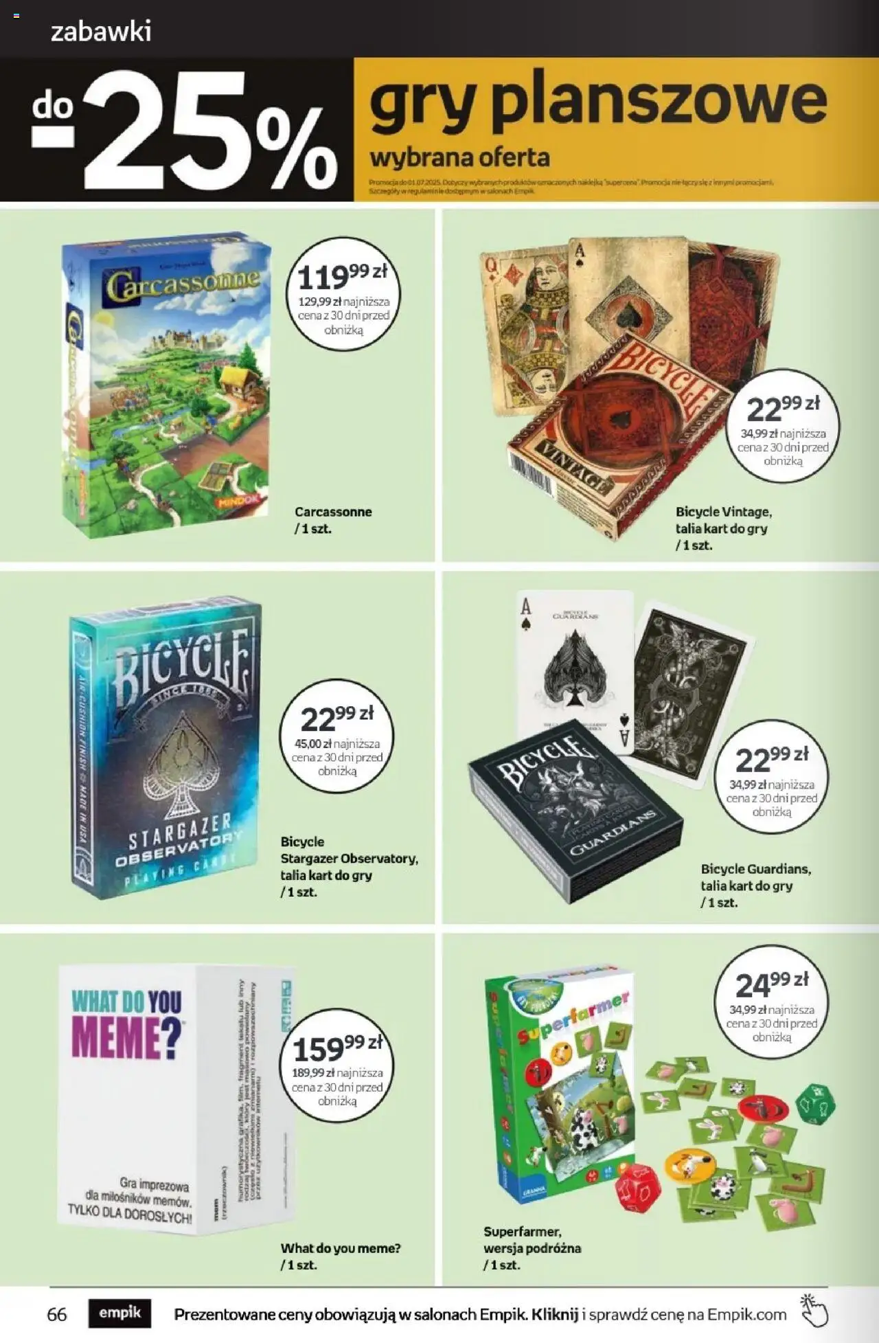Empik promocje od 18.06.2025 | Strona: 66 | Produkty: Gra, Gry, Finish