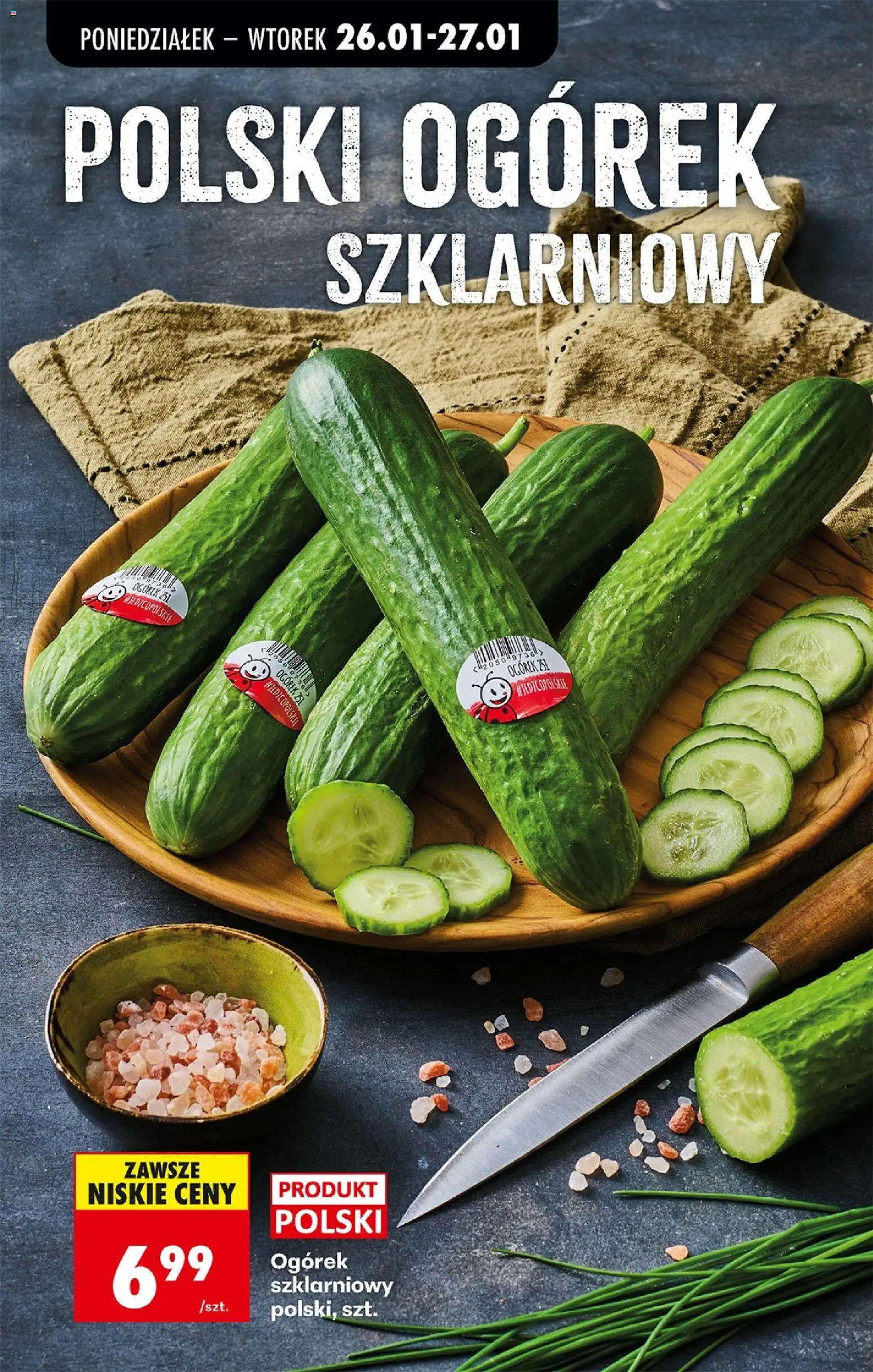 Biedronka gazetka od 26.01.2026 | Strona: 24 | Produkty: Ogórek szklarniowy