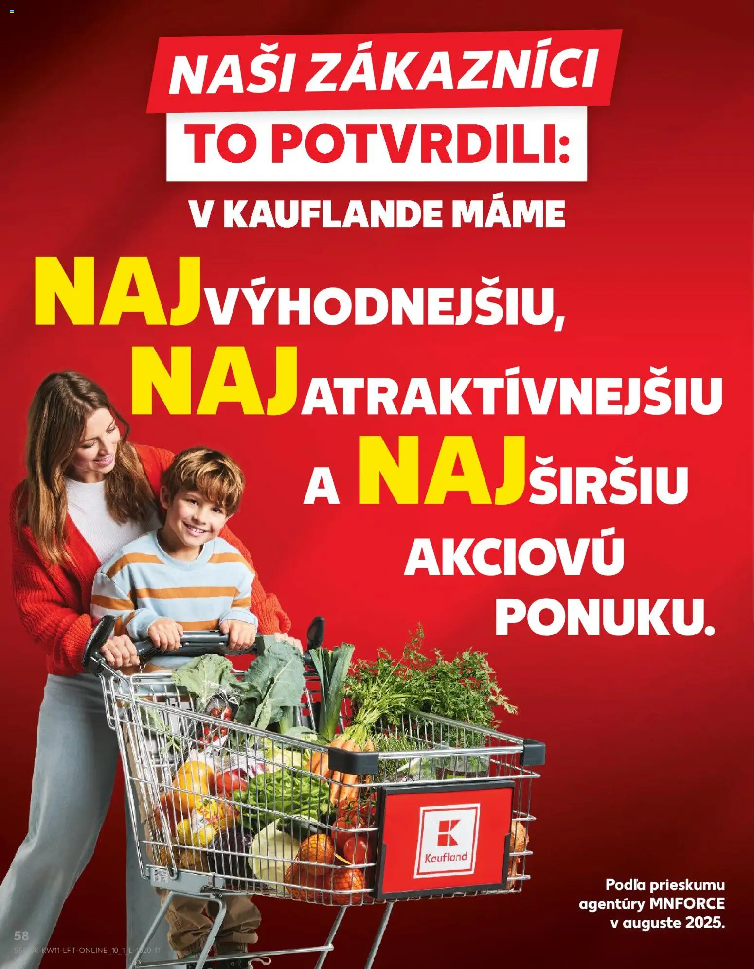 Kaufland SK akciós ujság - amely érvényes a következő dátumtól: 12.03.2026 | Oldal: 58