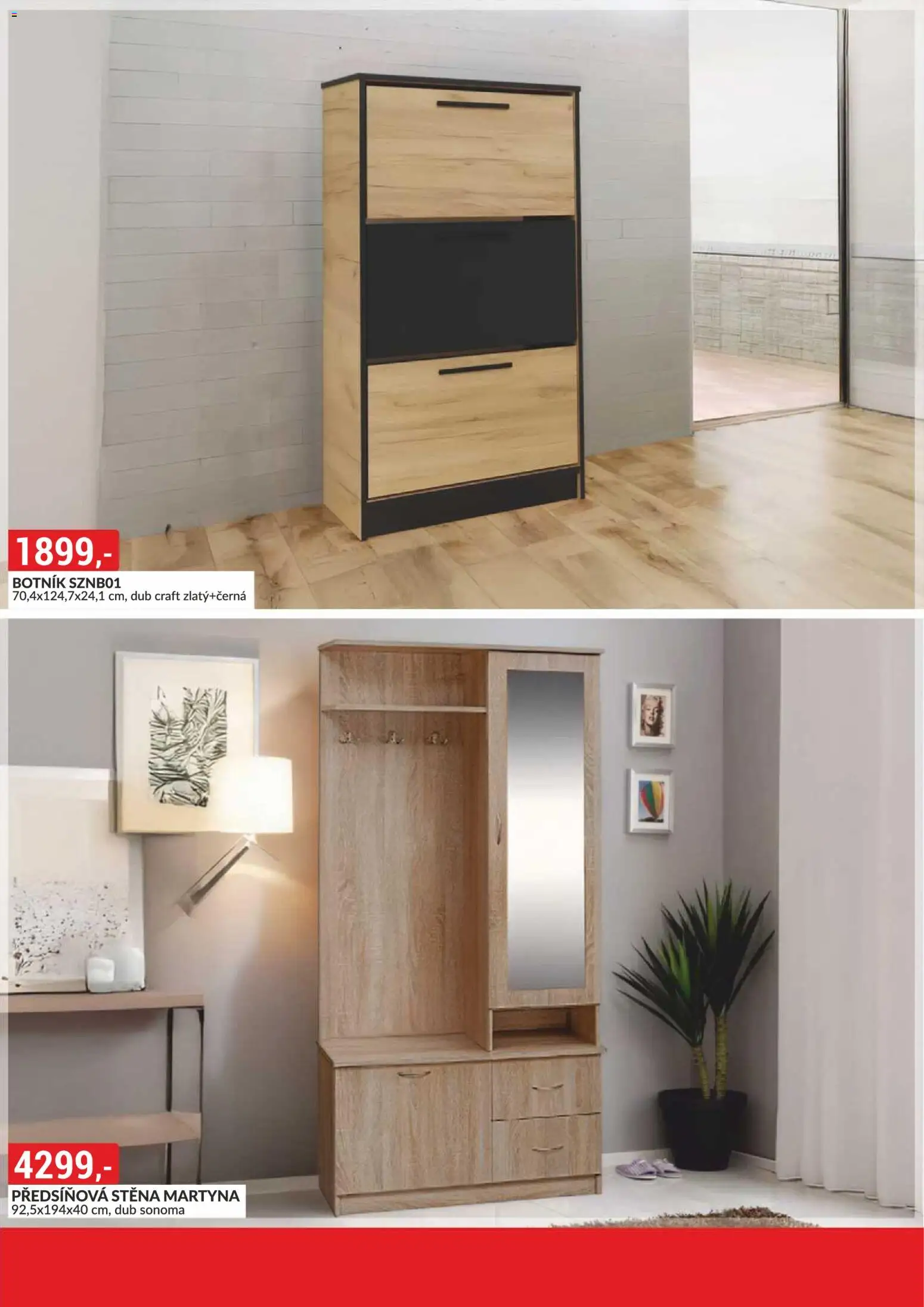 BAUMAX leták - Bydlení na míru podle vašeho stylu od 01.02.2026 | Strana: 65 | Produkty: Předsíňová stěna, Botník