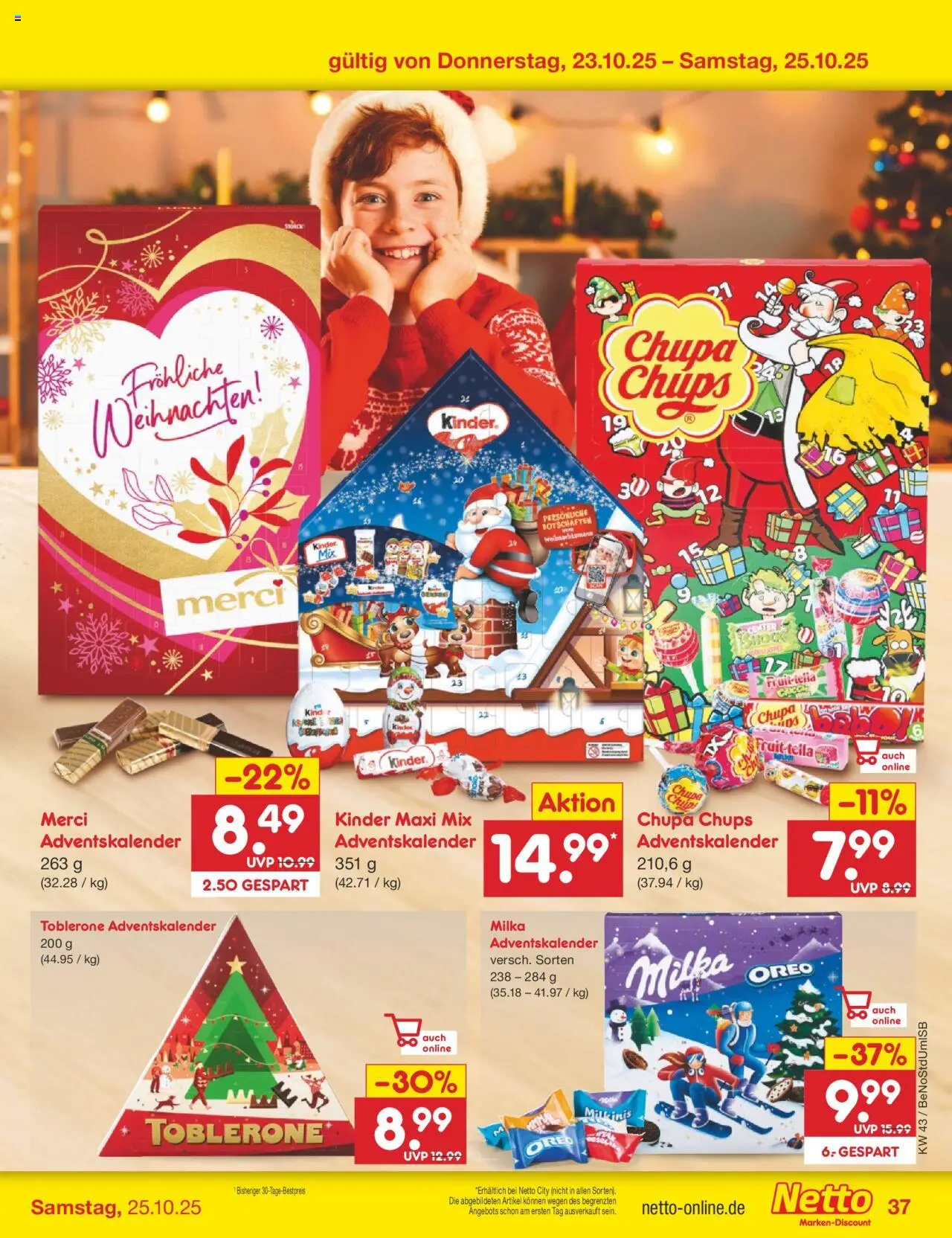 Netto Marken-Discount Prospekt 	 – gültig ab 20.10.2025 | Seite: 51 | Produkte: Merci, Milka, Apple, Chips