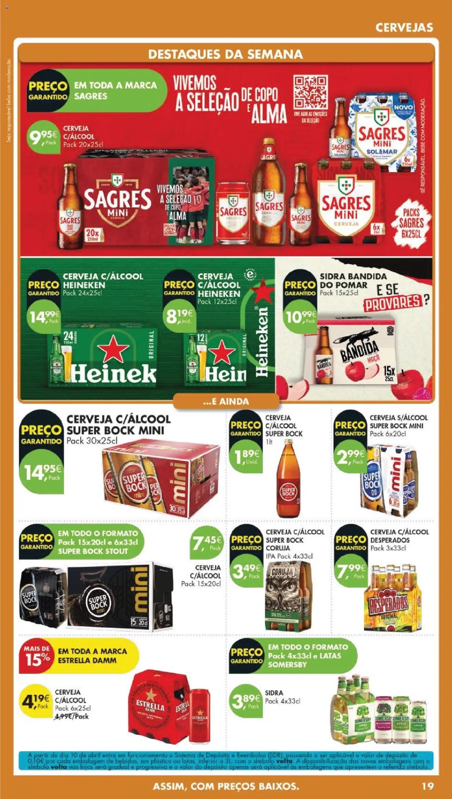 Pingo Doce folheto │ válido de 21.04.2026 | Página: 21 | Produtos: Super bock, Maça, Cerveja, Somersby