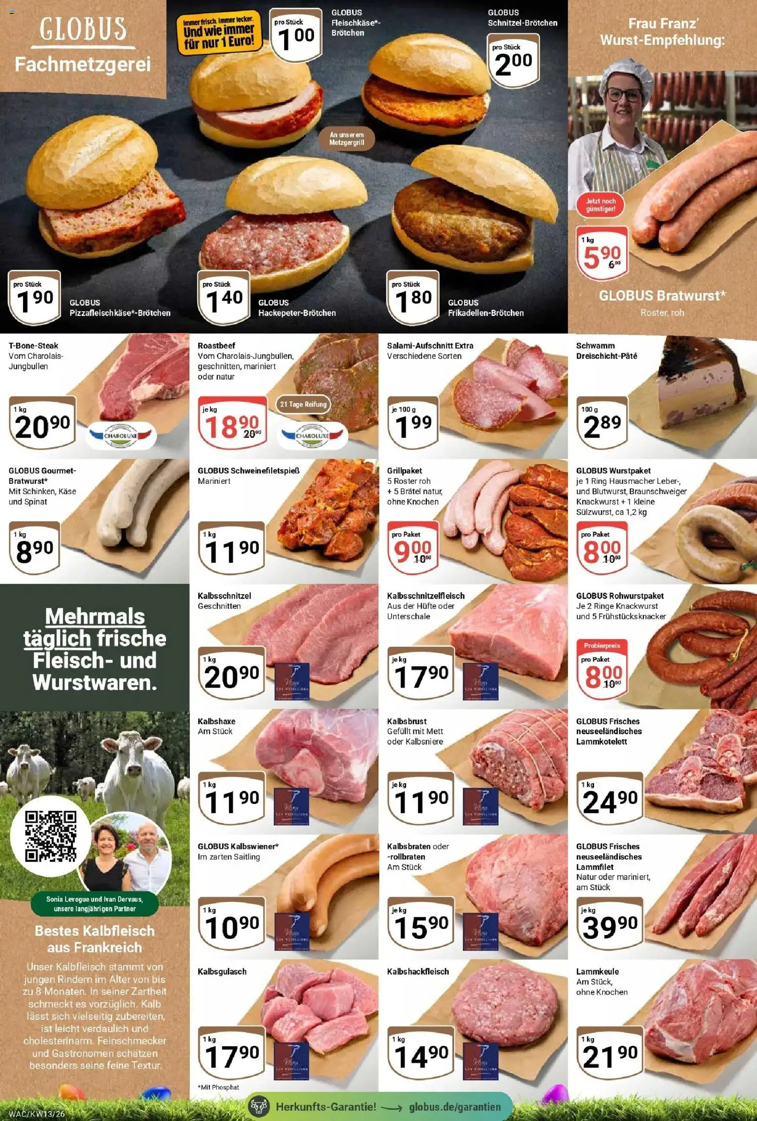 Globus prospekt Markkleeberg	 – gültig ab 23.03.2026 | Seite: 12 | Produkte: Lammkeule, Käse, Roastbeef, Fleisch