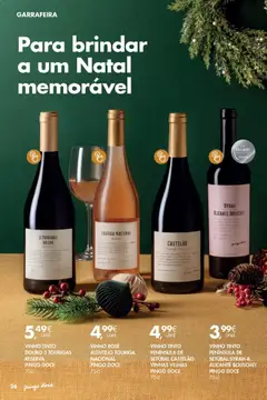 Pré-visualização VINHO ROSÉ ALENTEJO TOURIGA NACIONAL, Vinho rosé Alentejo Touriga Nacional Pingo Doce 75cl válido de 25.11.2025 | Página: 26 | Produtos: Vinho, Vinho tinto