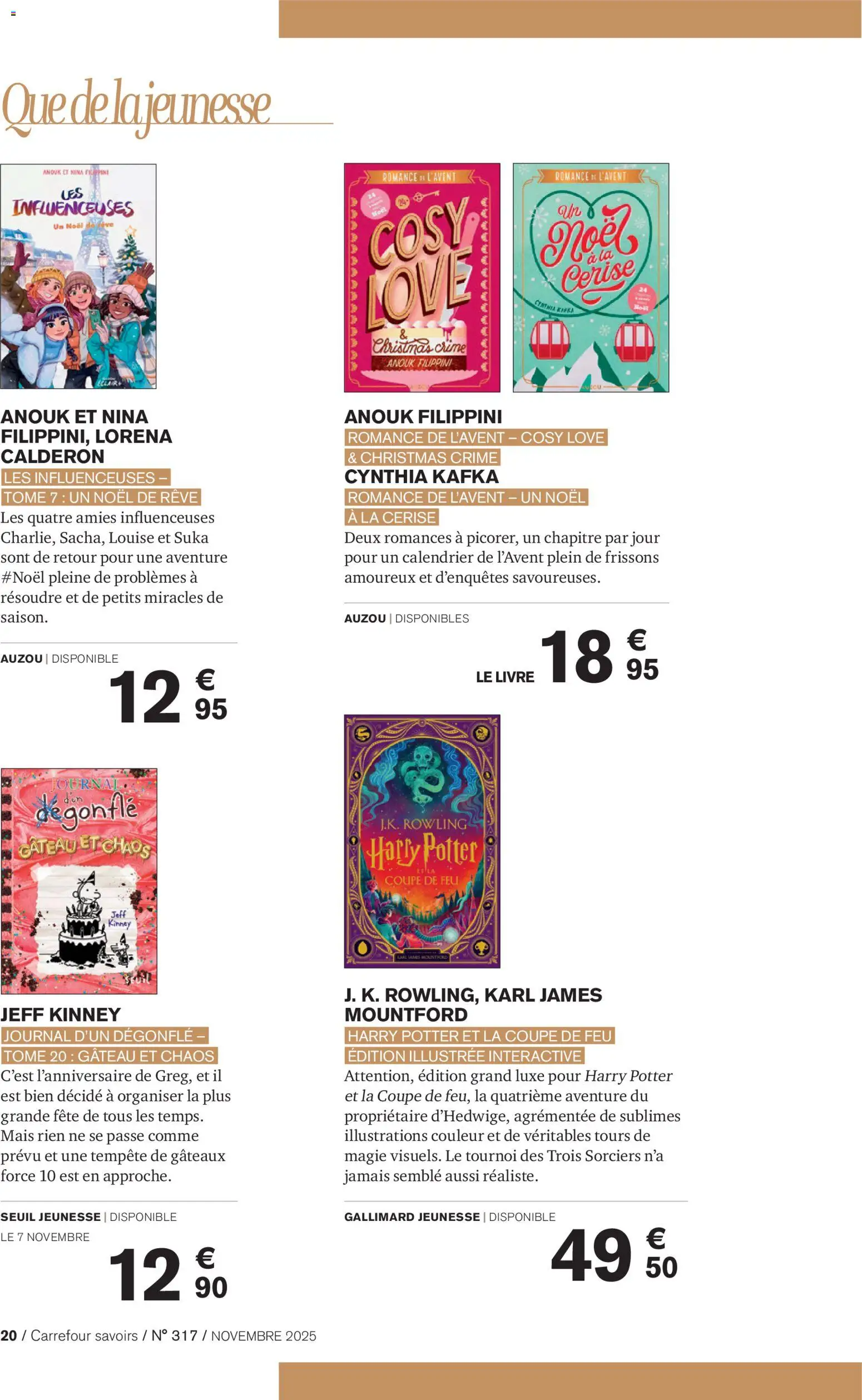 {H1} | Page: 20 | Produits: Calendrier, Mais, Calendrier de l'avent, Livre