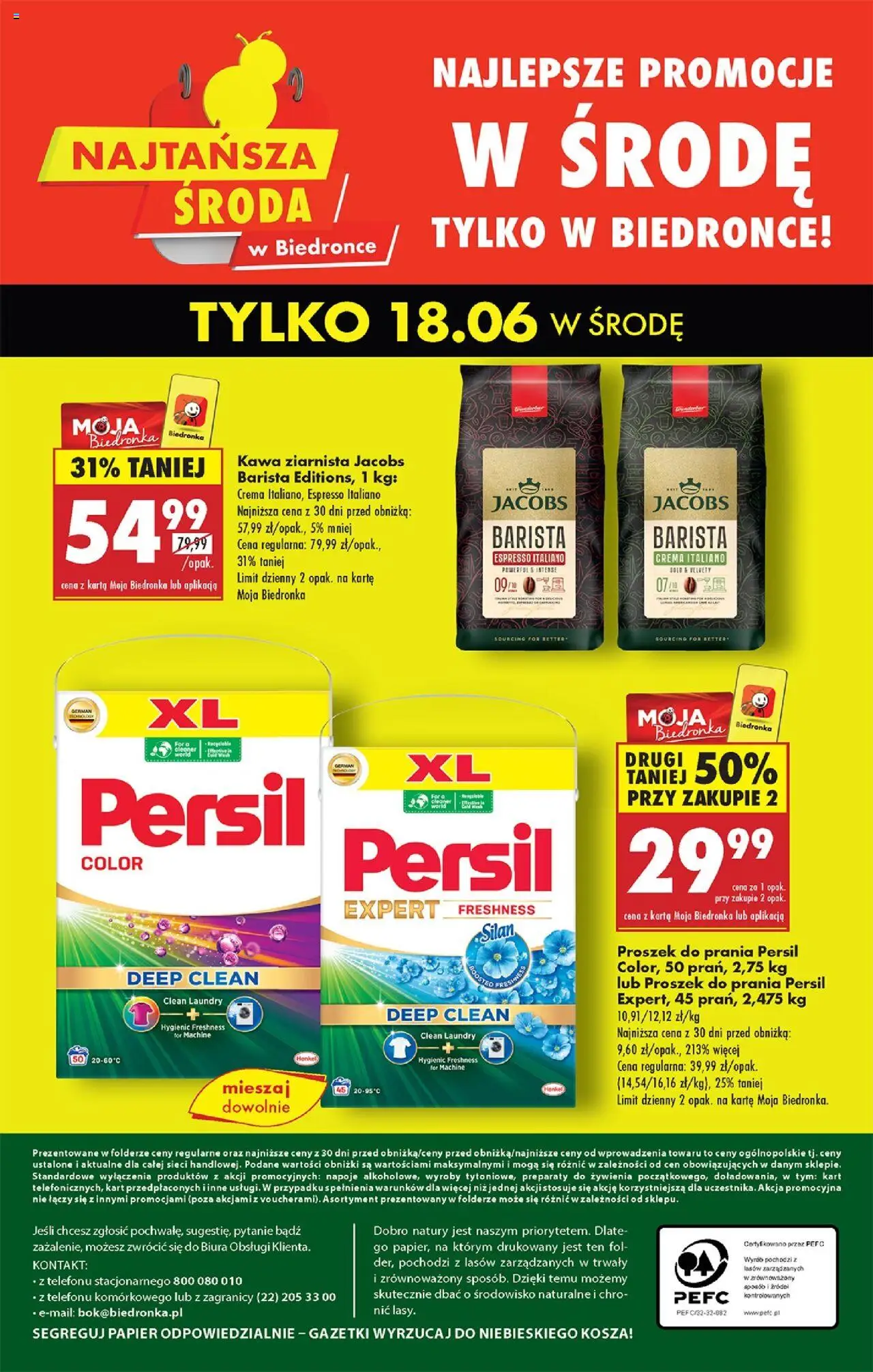 Biedronka gazetka - Oferta W tym tygodniu od 18.06.2025 | Strona: 74 | Produkty: Persil, Proszek do prania, Detergent, Proszek do prania Persil