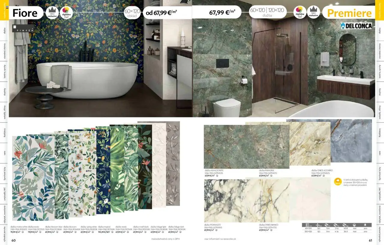 Nové Siko akcie – leták je platný od 01.09.2025 | Strana: 31 | Produkty: Osvetlenie, Dlažba, Radiátory, Obklad