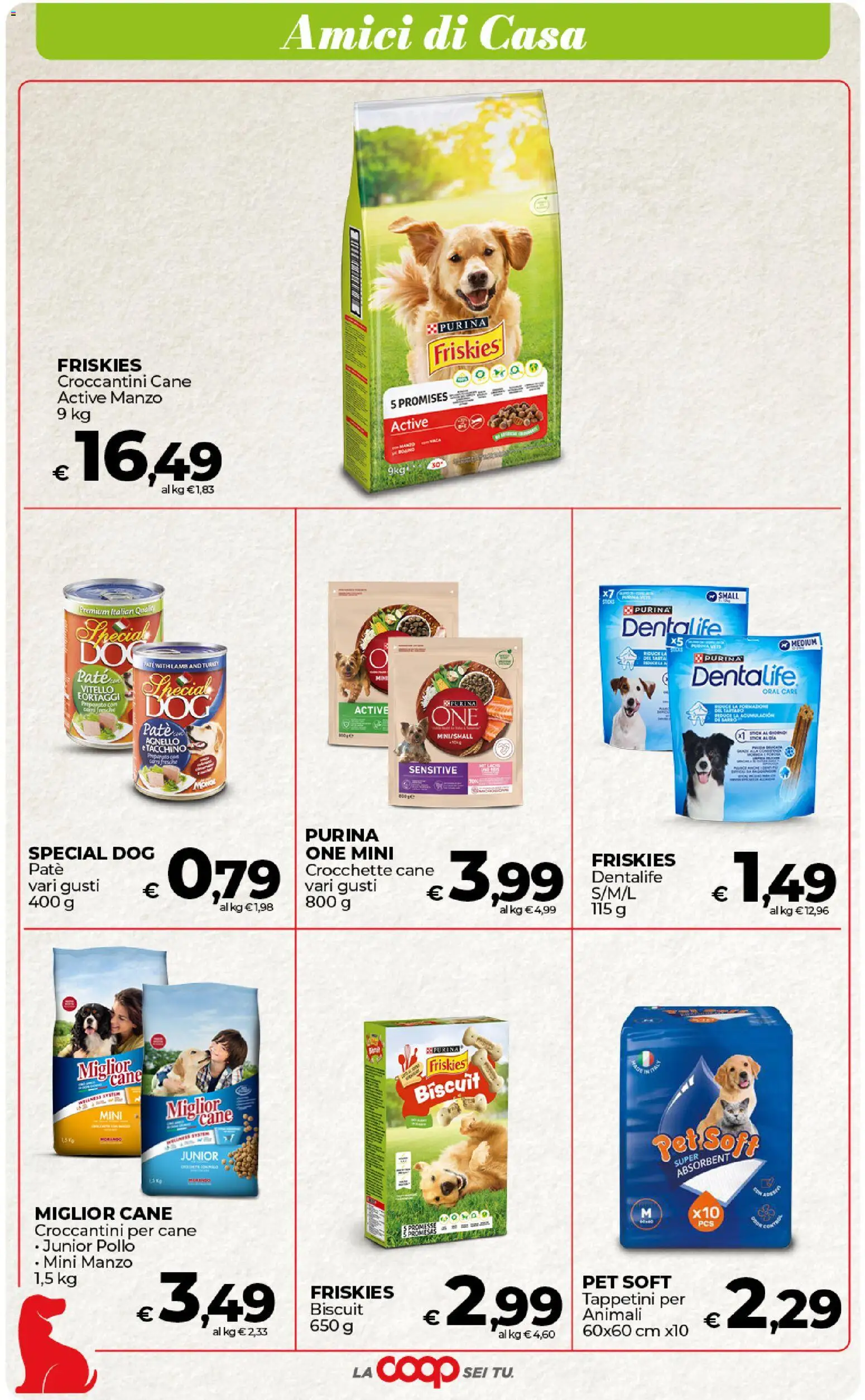 Volantino COOP del 17.01.2026 | Pagina: 42 | Prodotti: Pollo, Tacchino, Crocchette, Agnello