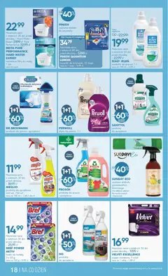 Pogląd oferty "Super-pharm gazetka" - ważna od 18.03.2026 | Strona: 18 | Produkty: Cytryna, Jeleń, Finish, Tabletki do zmywarki
