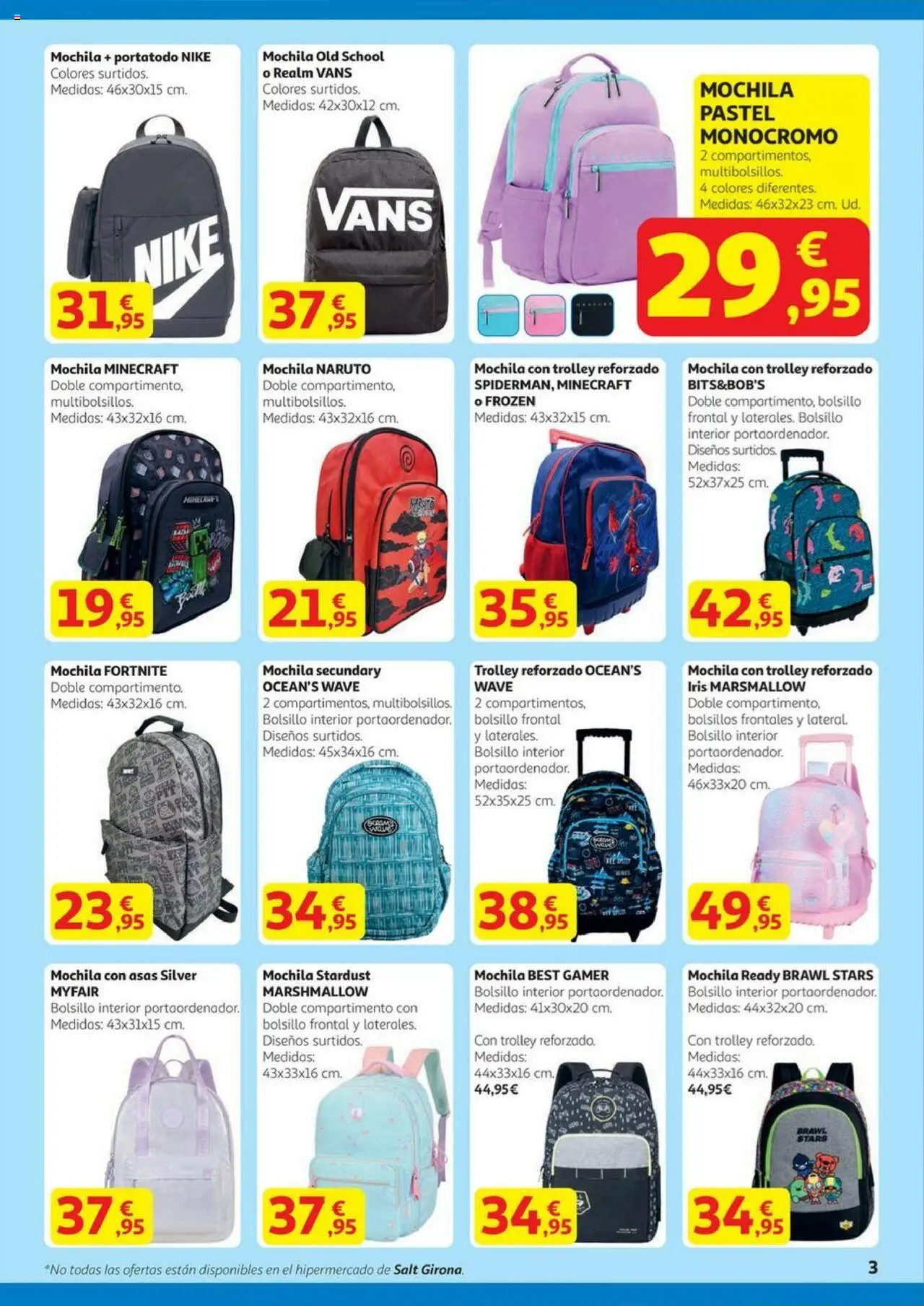 Alcampo - HP Nacional  │ válido desde el 14.08.2025 | Página: 3 | Productos: Mochila