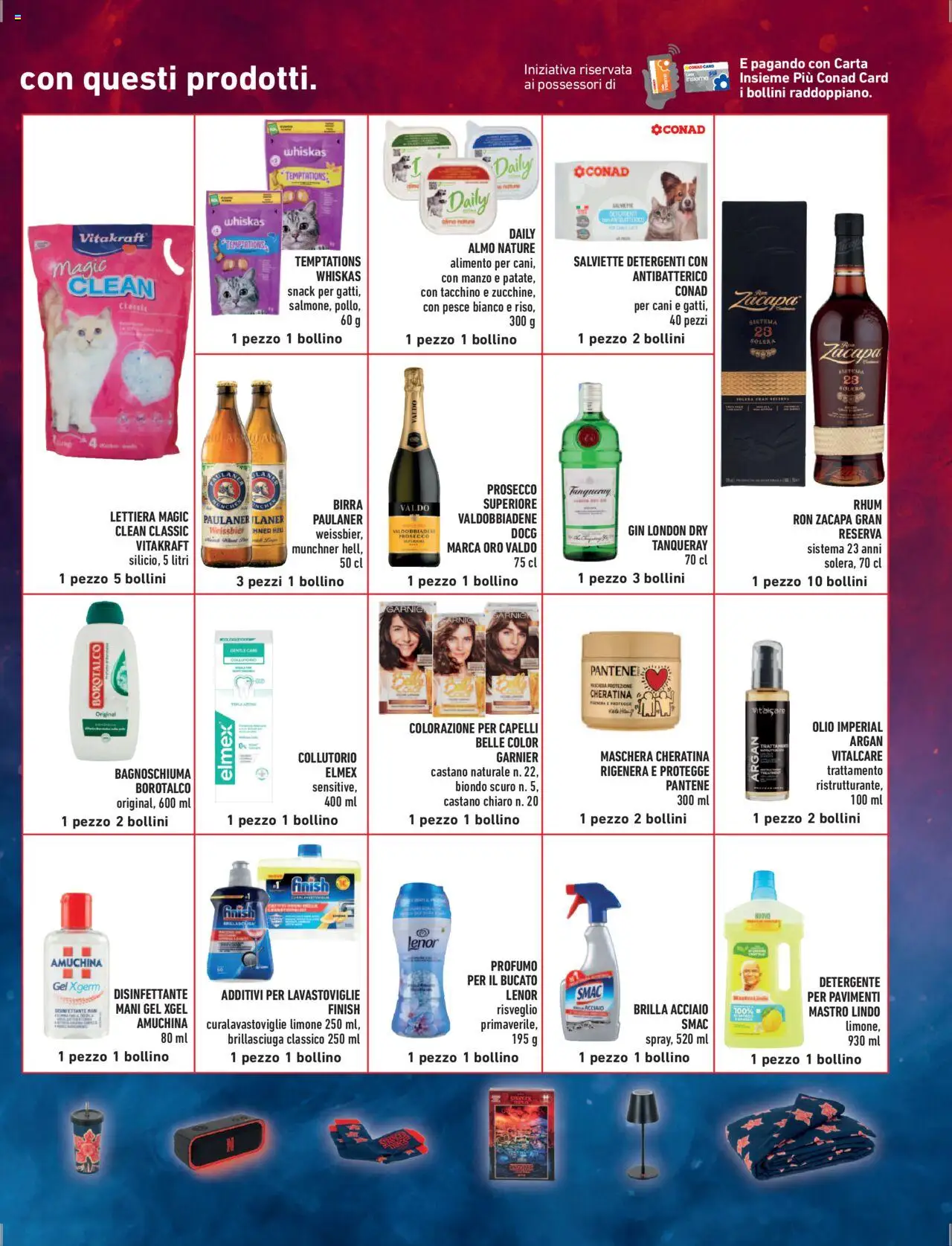 Volantino Conad del 10.10.2025 | Pagina: 15 | Prodotti: Bagnoschiuma, Detergente, Prosecco, Limone