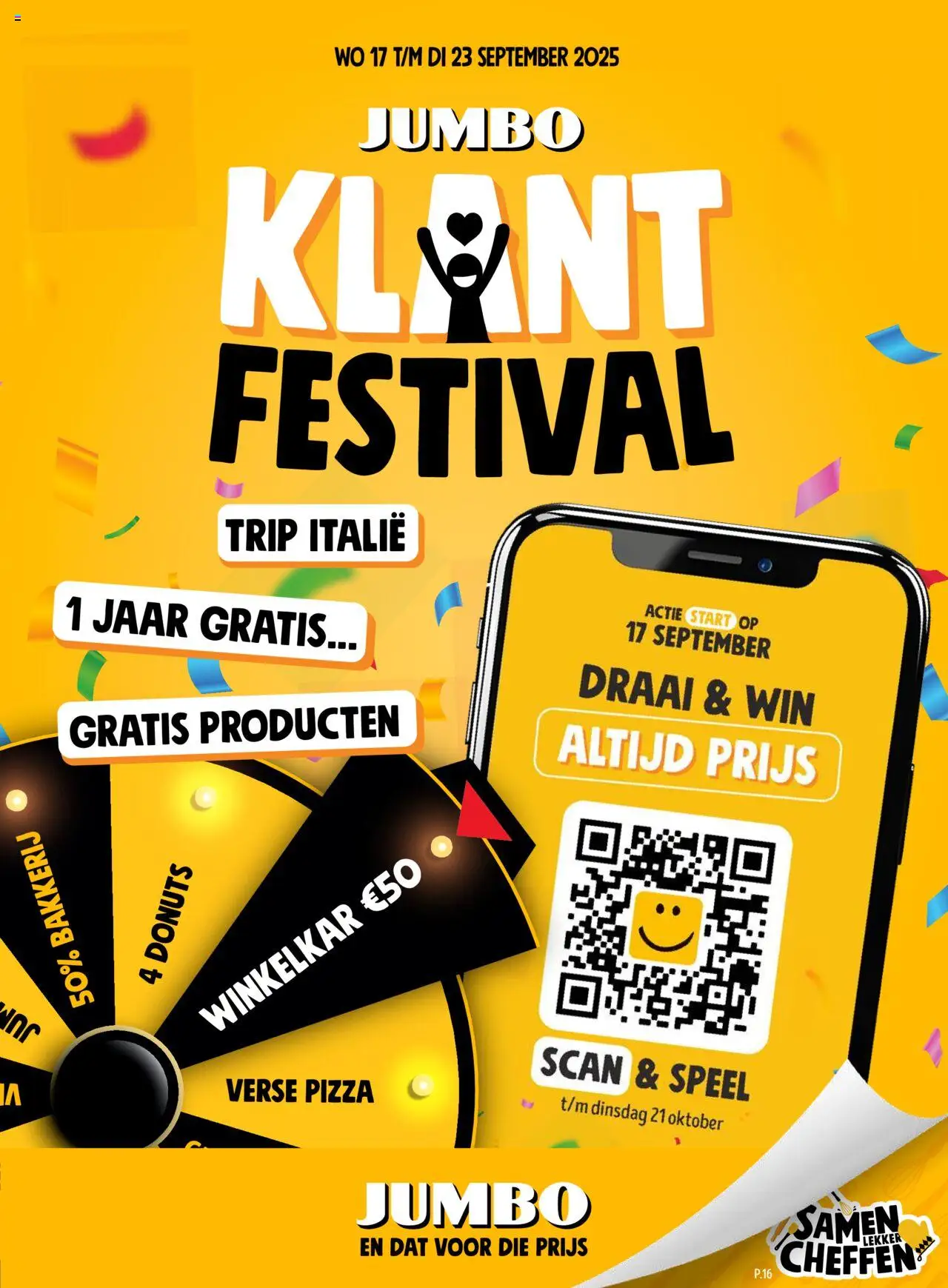 | Pagina: 1 | Producten: Pizza, Donuts, Bakkerij