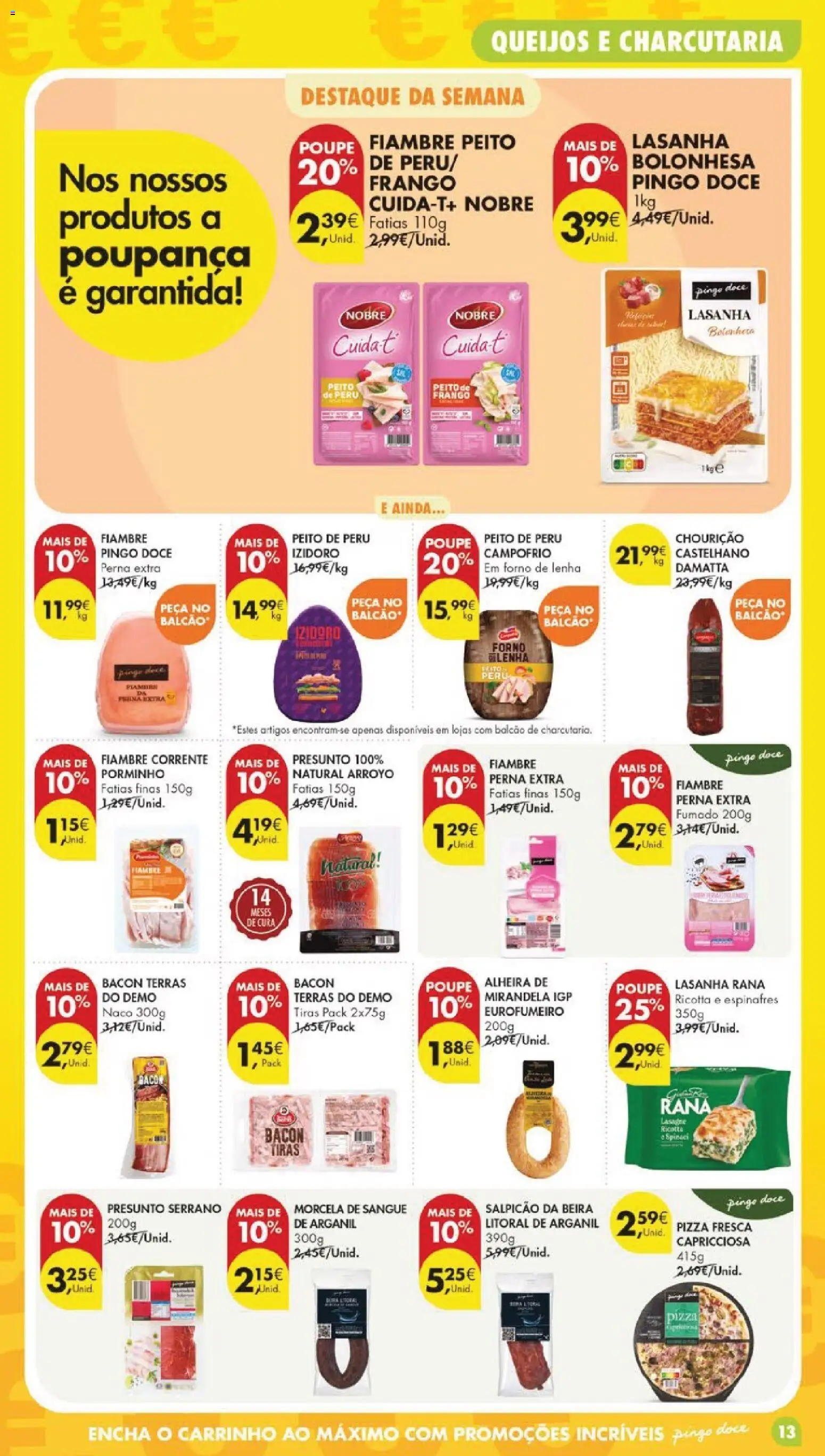 Pingo Doce folheto │ válido de 28.04.2026 | Página: 15 | Produtos: Espinafres, Lasanha, Presunto, Pizza