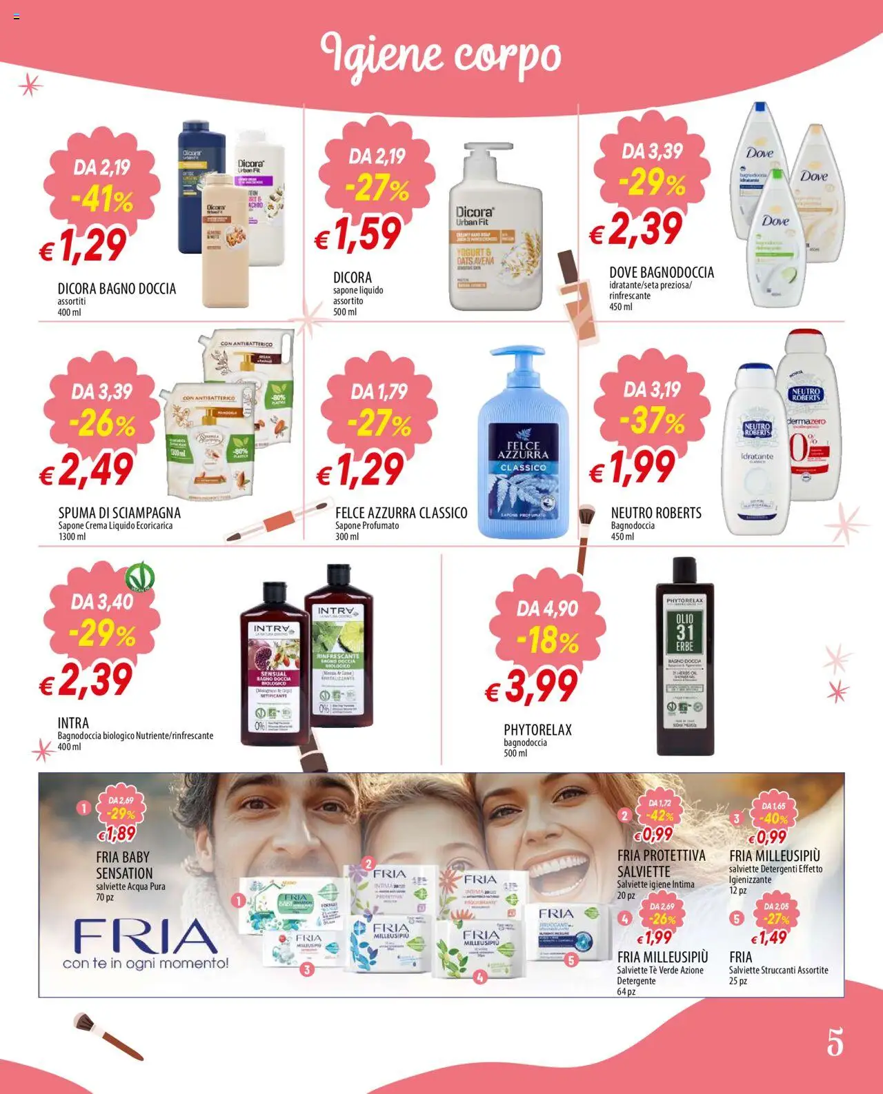 Volantino Galassia del 02.10.2025 | Pagina: 5 | Prodotti: Yogurt, Sapone, Tè, Acqua