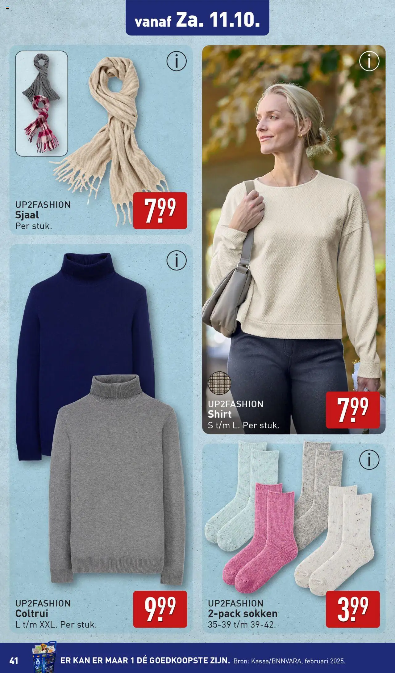 {H1} | Pagina: 41 | Producten: Shirt, Sokken, Sjaal, Kan