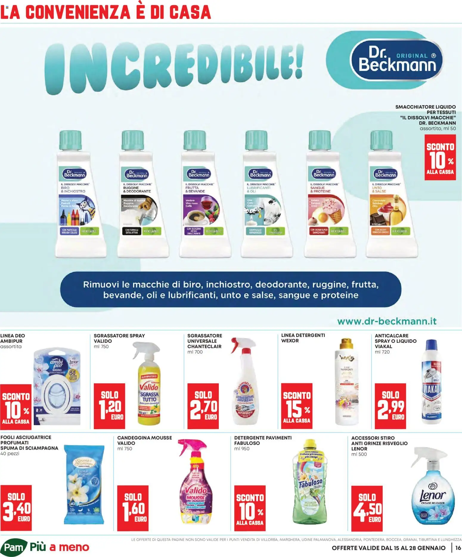 Volantino Panorama del 15.01.2026 | Pagina: 16 | Prodotti: Deodorante, Ketchup, Verdure, Frutta