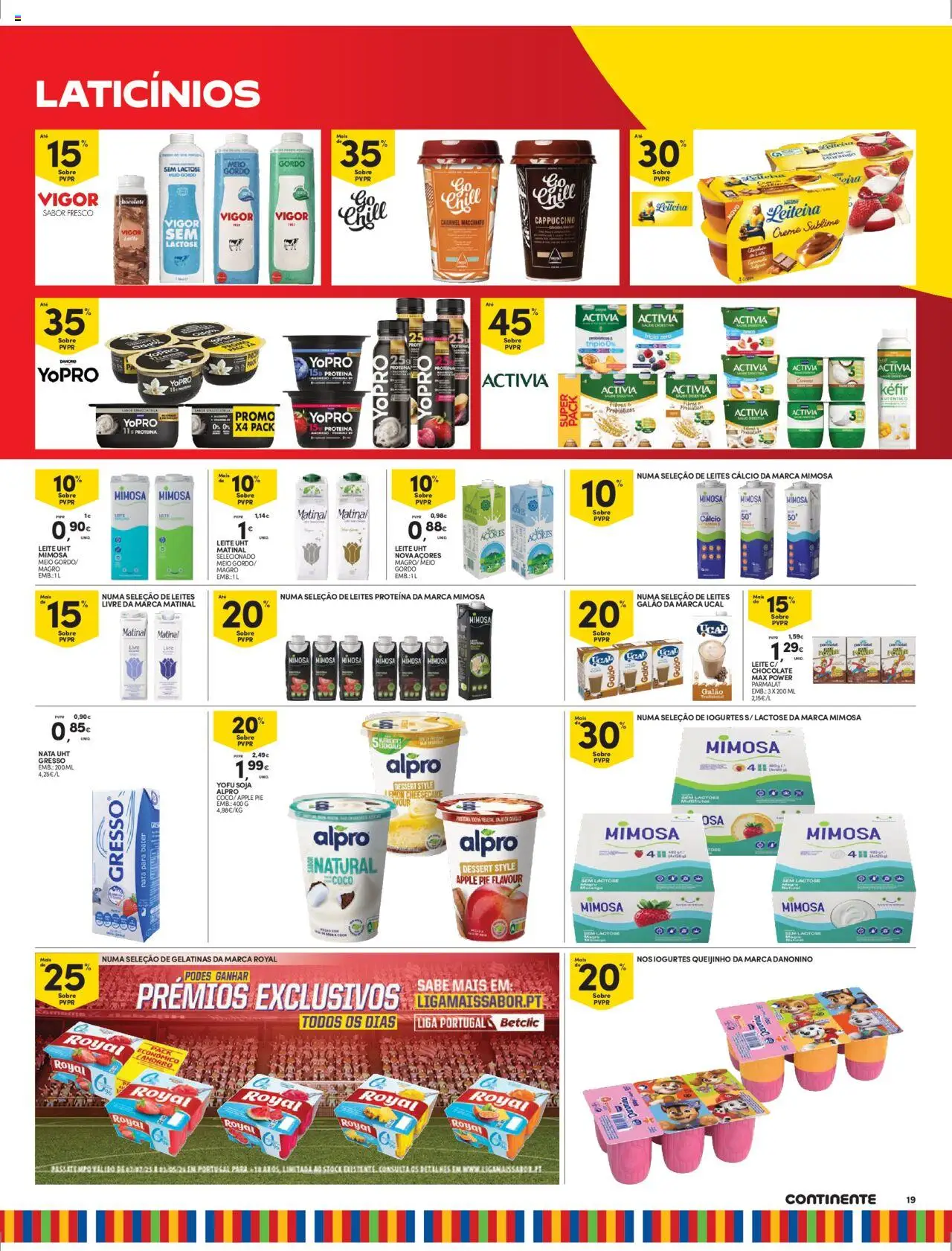 Continente - Madeira │ válido de 16.09.2025 | Página: 19 | Produtos: Soja, Probióticos, Iogurte, Chocolate