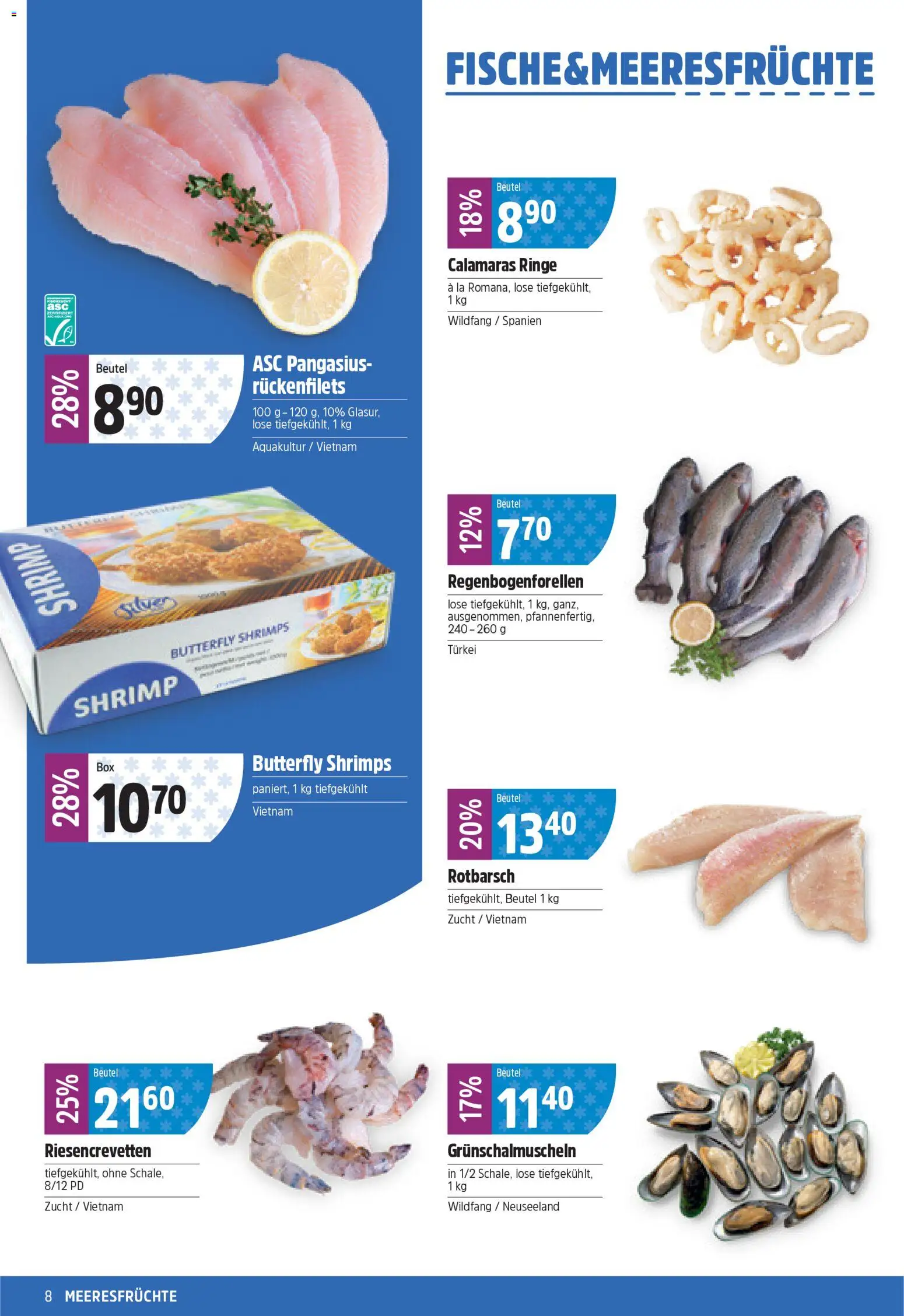 TopCC Aktionen – gültig ab 05.01.2026 | Seite: 8 | Produkte: Meeresfrüchte