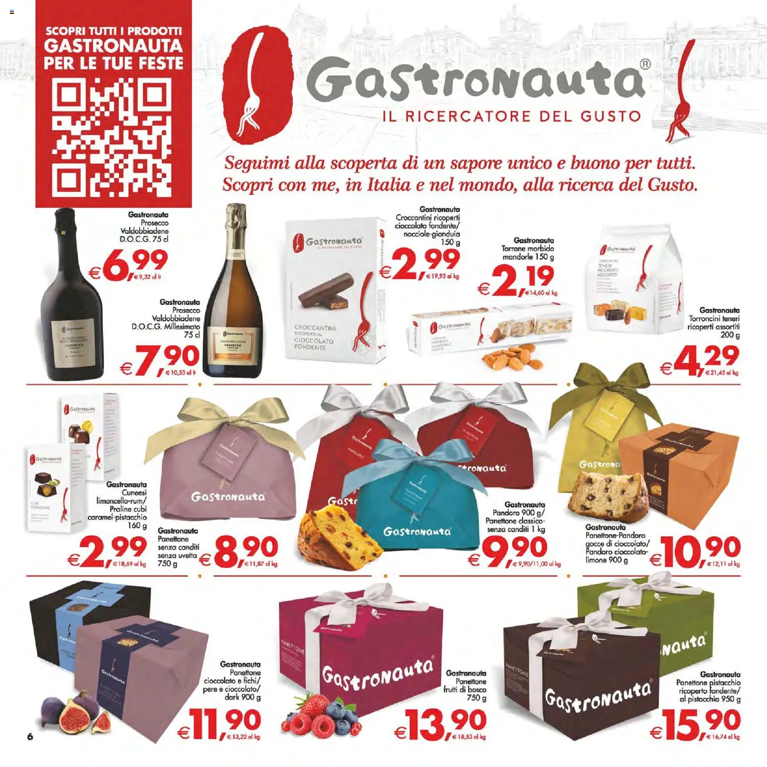 Volantino Decò del 05.12.2025 | Pagina: 6 | Prodotti: Prosecco, Mandorle, Panettone, Torroncini