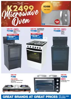 OK Furniture specials catalogue – valid from 08.12.2025 | Page: 4 | Products: Timer, Microwave oven, Microwave, Gas stove