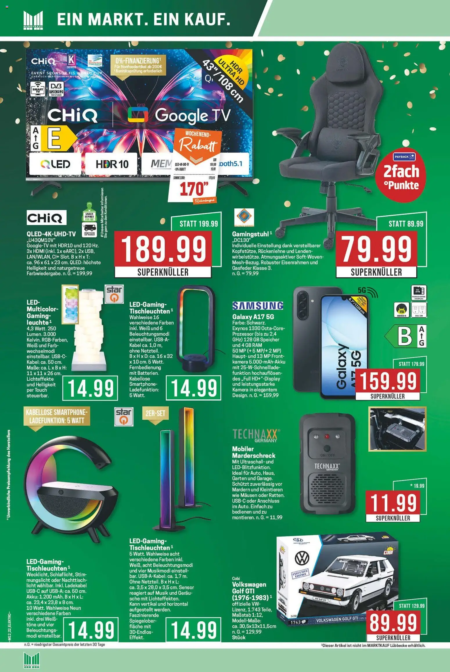 Marktkauf Prospekt 	 – gültig ab 16.03.2026 | Seite: 22 | Produkte: Kamera, Samsung, Ladekabel, Smartphone