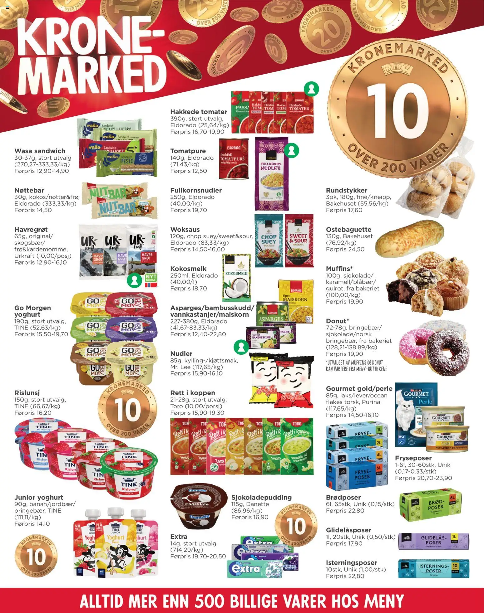 {H1} | Side: 2 | Produkter: Yoghurt, Nudler, Самокат, Tort