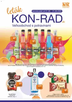 KON - RAD leták - náhľad platný od 01.08.2025