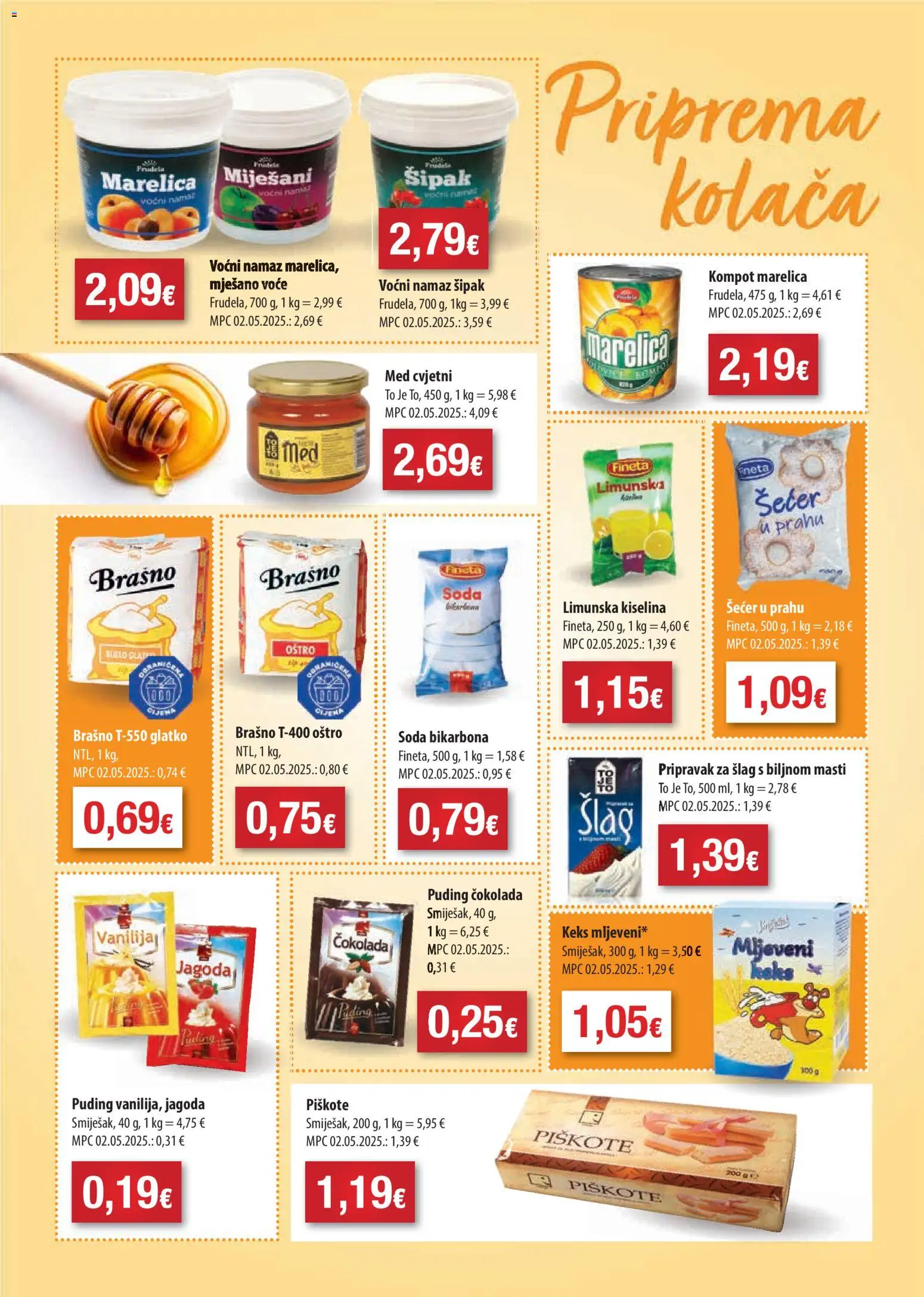 Boso katalog | vrijedi od 21.01.2026 | Stranica: 6 | Proizvodi: Šećer, Šlag, Kompot, Namaz