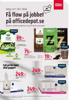 Office Depot - erbjudanden - Förhandsvisning av reklamblad från butik Office Depot aktuell från 12.01.2026