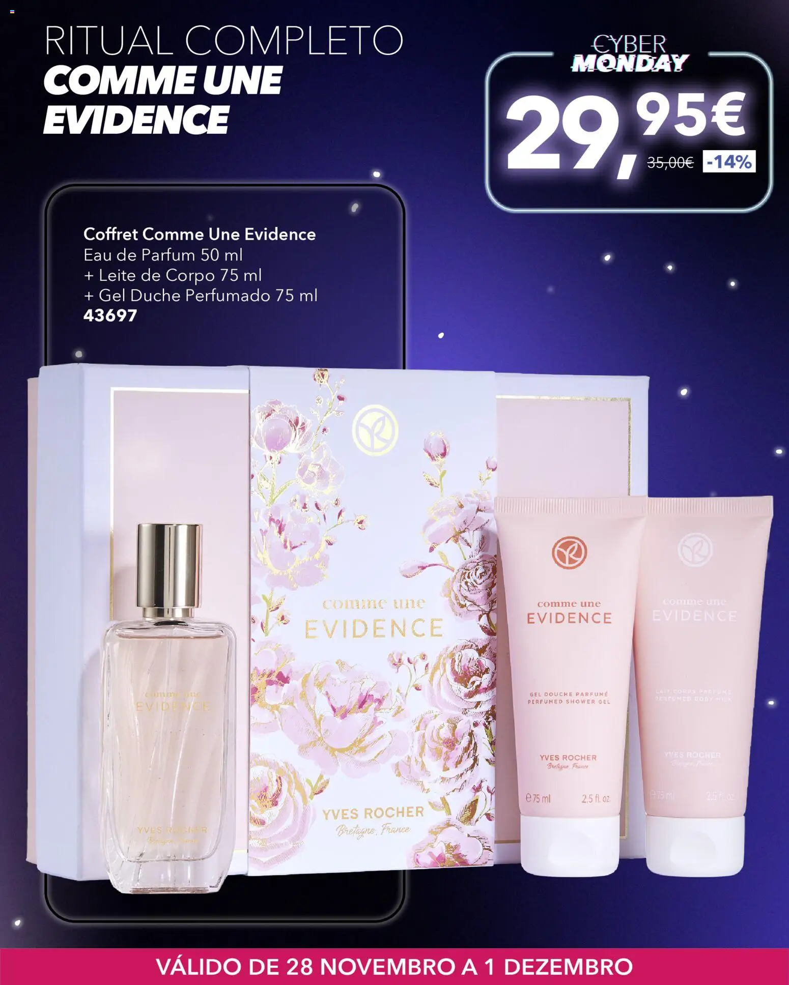 Yves Rocher - Cyber monday │ válido de 28.11.2025 | Página: 8 | Produtos: Leite