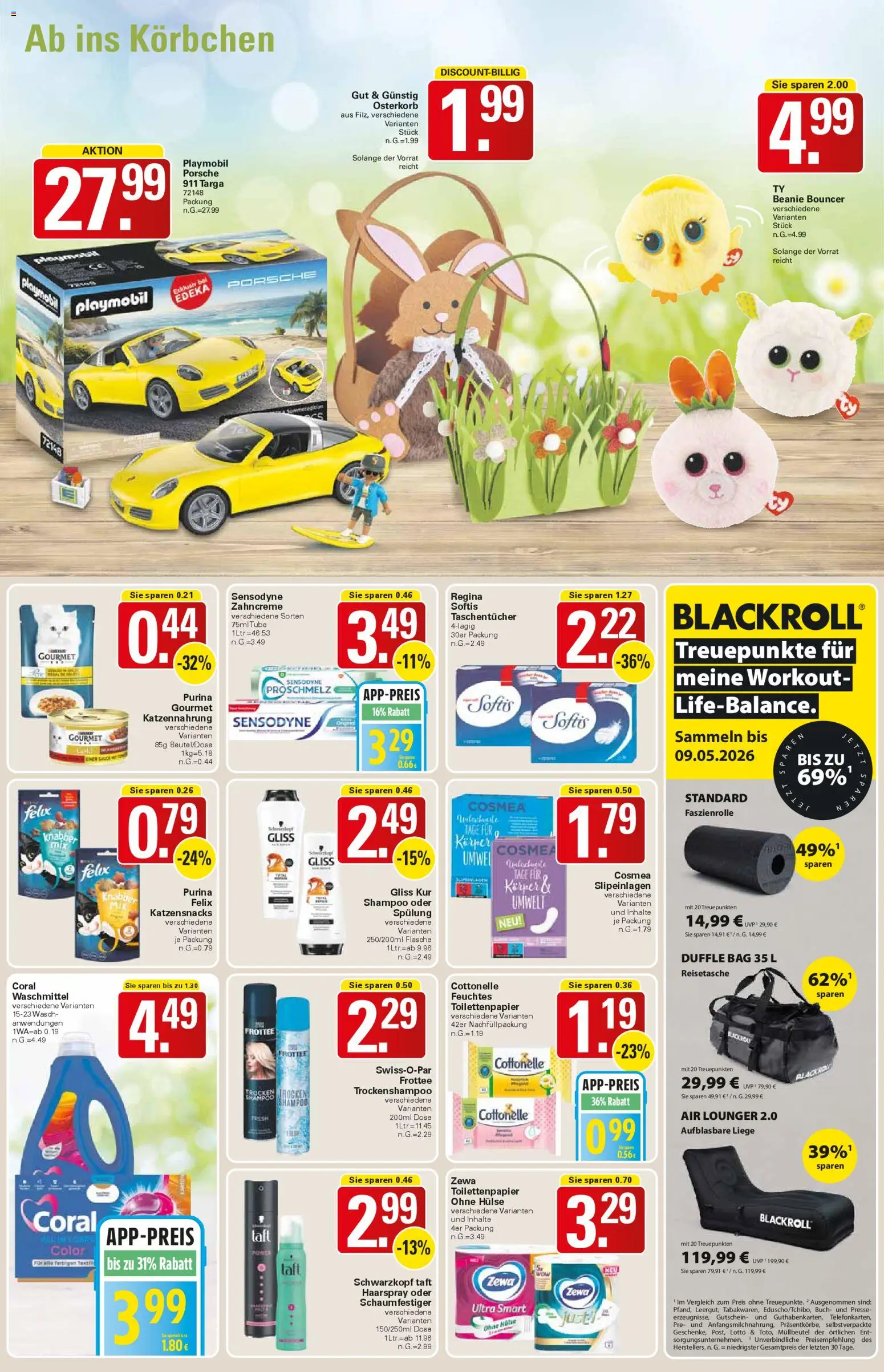 WEZ Prospekt 	 – gültig ab 16.03.2026 | Seite: 15 | Produkte: Presse, Liege, Zewa, Reisetasche