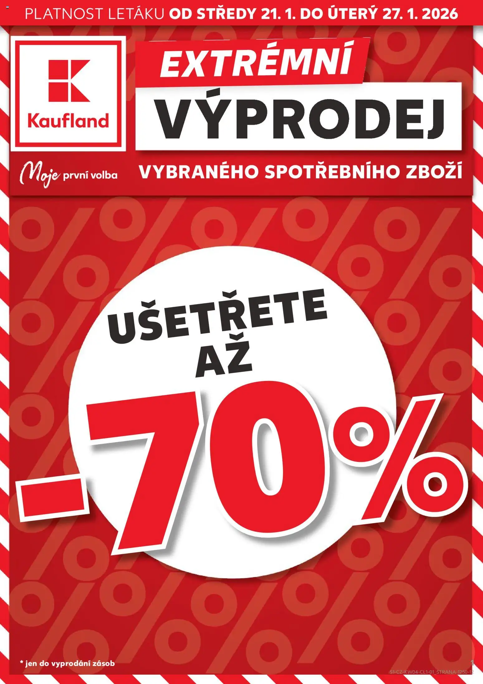 Kaufland leták - Spotřební zboží od 21.01.2026 | Strana: 1