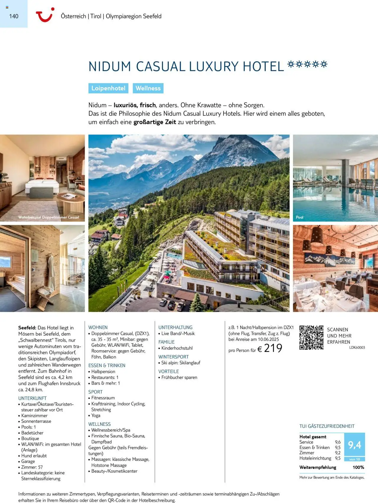 TUI Prospekt 	 – gültig ab 01.11.2024 | Seite: 140 | Produkte: Ski