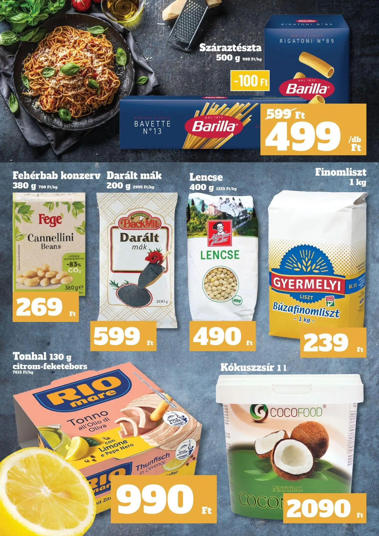 Family Diszkont akciós ujság - amely érvényes a következő dátumtól: 13.11.2025 | Oldal: 15 | Termékek: Tonhal, Lencse, Kókuszzsír, Száraztészta