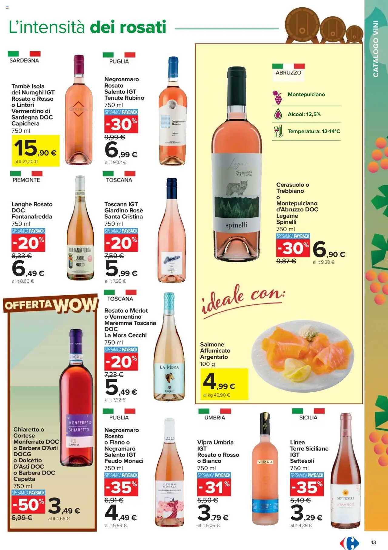 Volantino Carrefour del 06.10.2025 | Pagina: 13 | Prodotti: Salmone