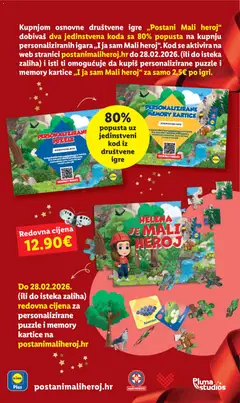PERSONALIZIRANI PUZZLE, Personalizirane puzzle „I ja sam Mali heroj“ - Pregled kataloga iz trgovine Lidl, vrijedi od 01.12.2025 | Stranica: 35