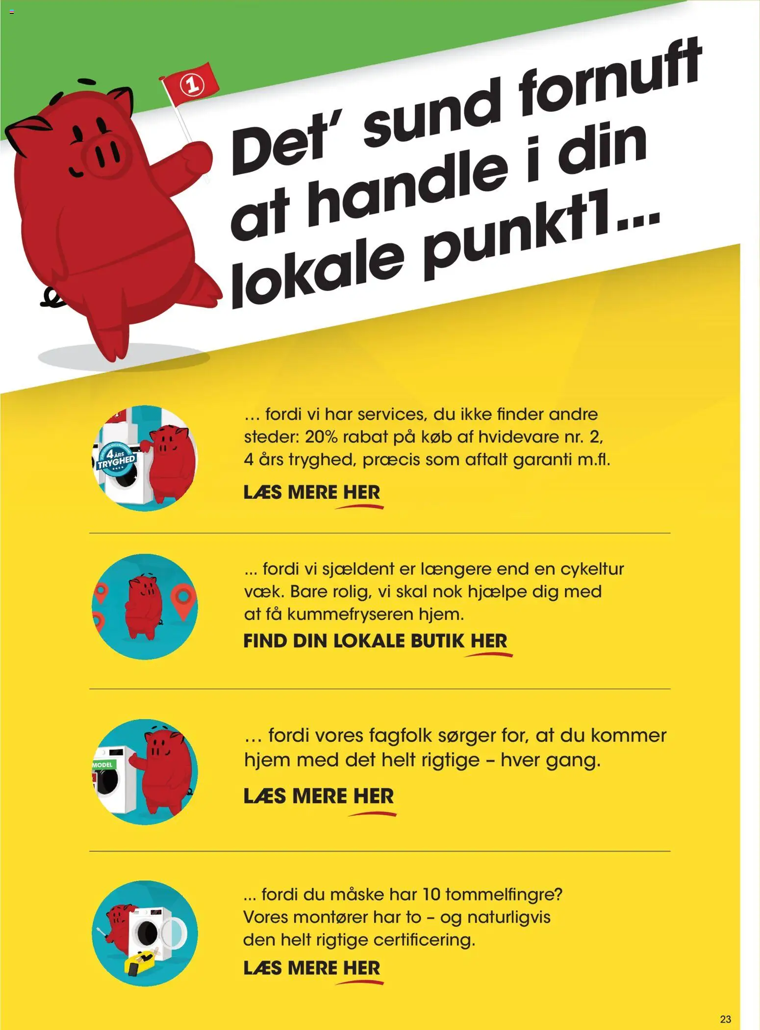 Punkt1 tilbudsavis – gyldig fra 27.04.2026 | Side: 23 | Produkter: Maske, Søm