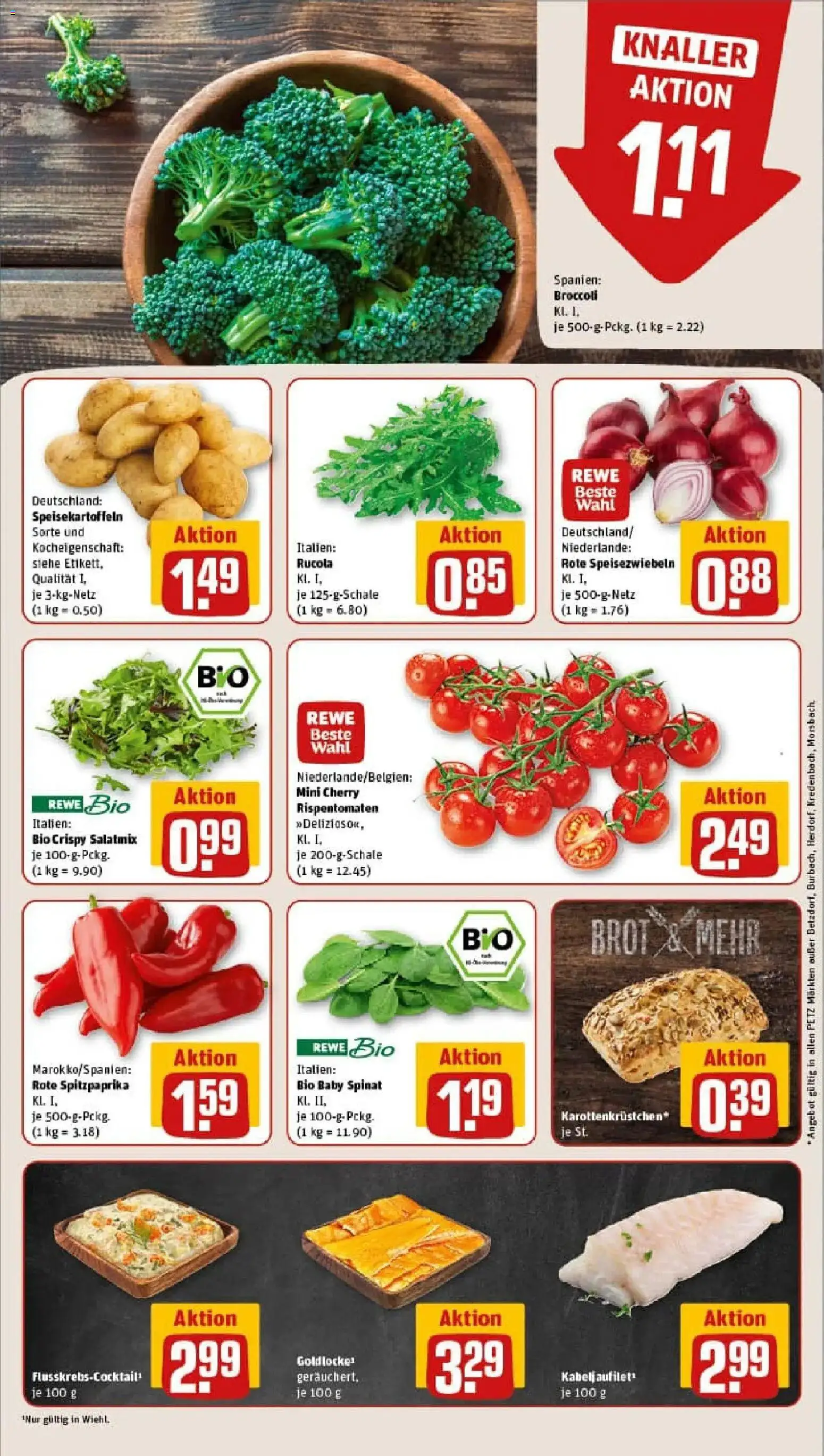 Rewe prospekt Wiehl	 – gültig ab 26.01.2026 | Seite: 7 | Produkte: Rucola, Brot