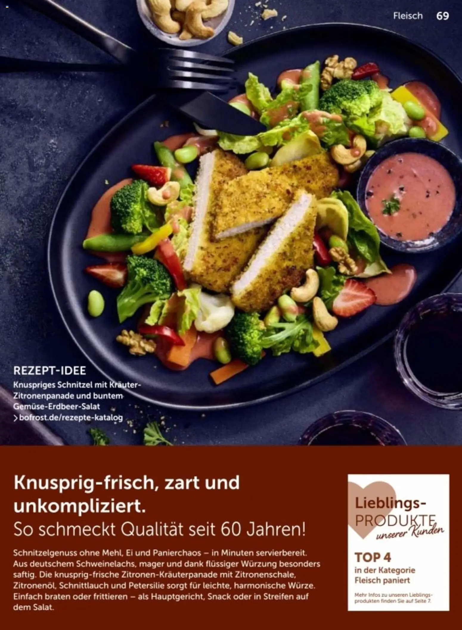 Bofrost Katalog – gültig ab 06.03.2026 | Seite: 69 | Produkte: Top, Schnitzel, Petersilie, Fleisch